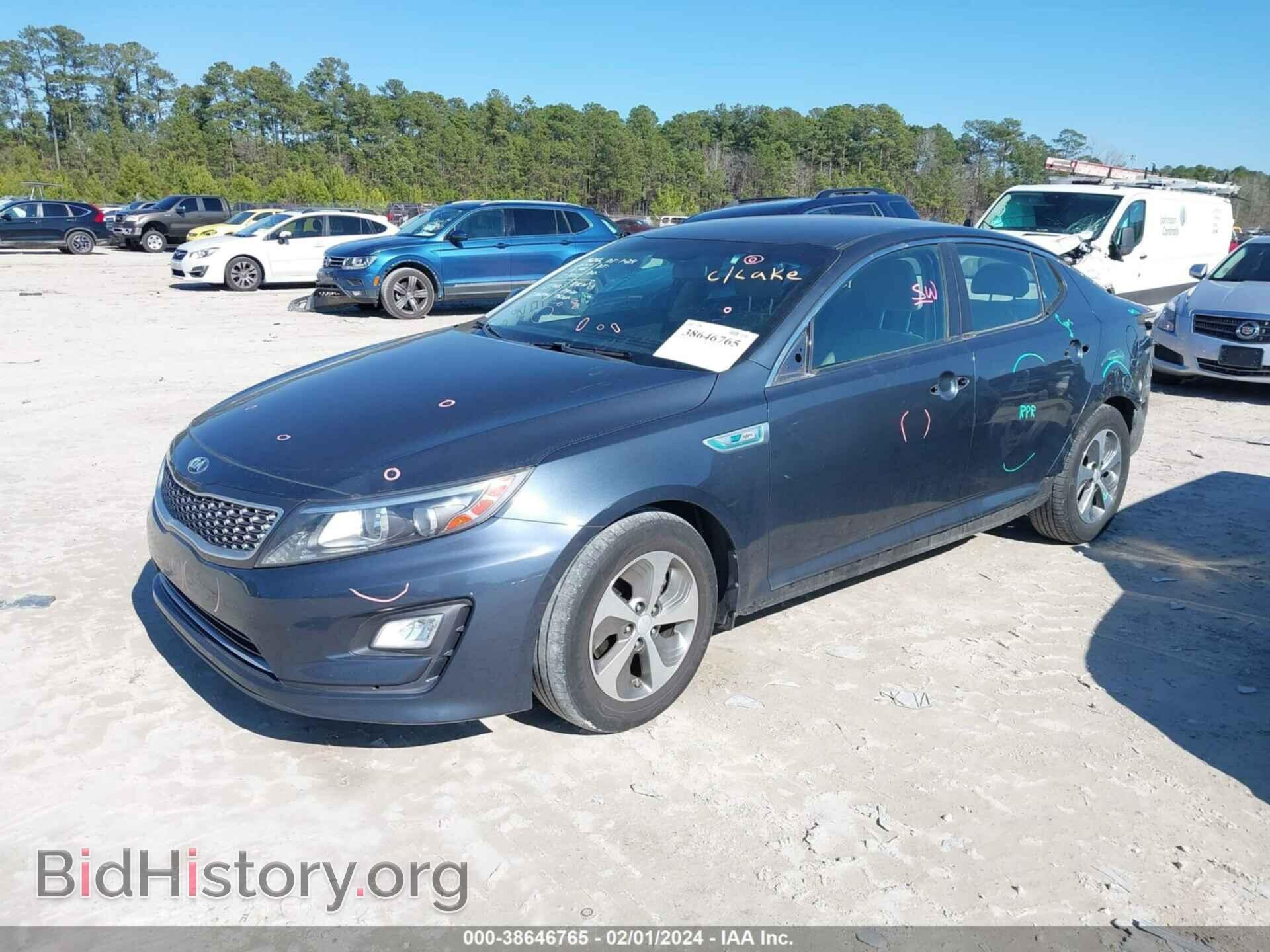 2014 KIA OPTIMA HYBRID - VIN: KNAGM4AD4E5071351 - Фото 2