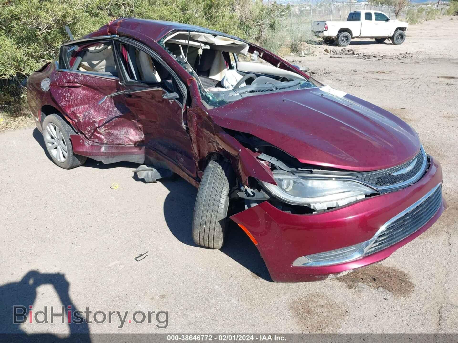 Фотография 1C3CCCAB4FN709536 - CHRYSLER 200 2015