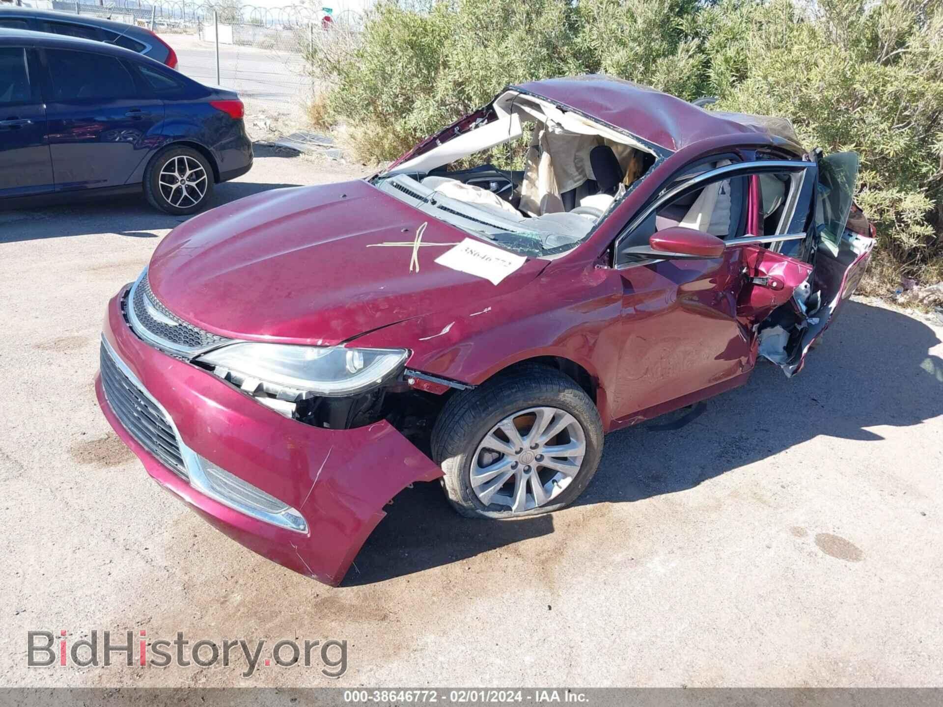 2015 CHRYSLER 200 - VIN: 1C3CCCAB4FN709536 - Фото 2