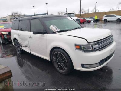 2013 Ford FLEX Limited, белый — VIN 2FMGK5D82DBD30602, IAAI