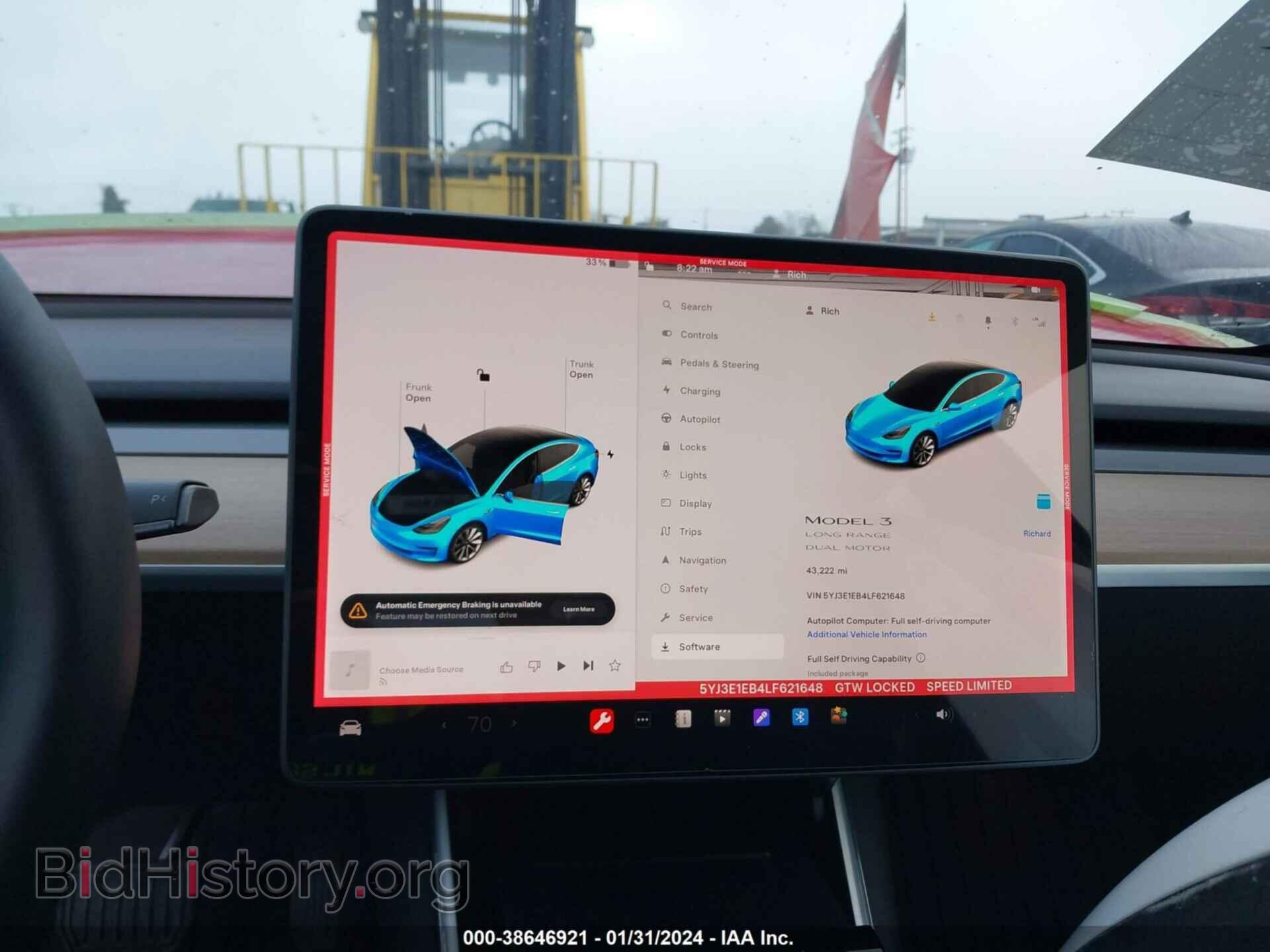2020 TESLA MODEL 3 - VIN: 5YJ3E1EB4LF621648 - Фото 19