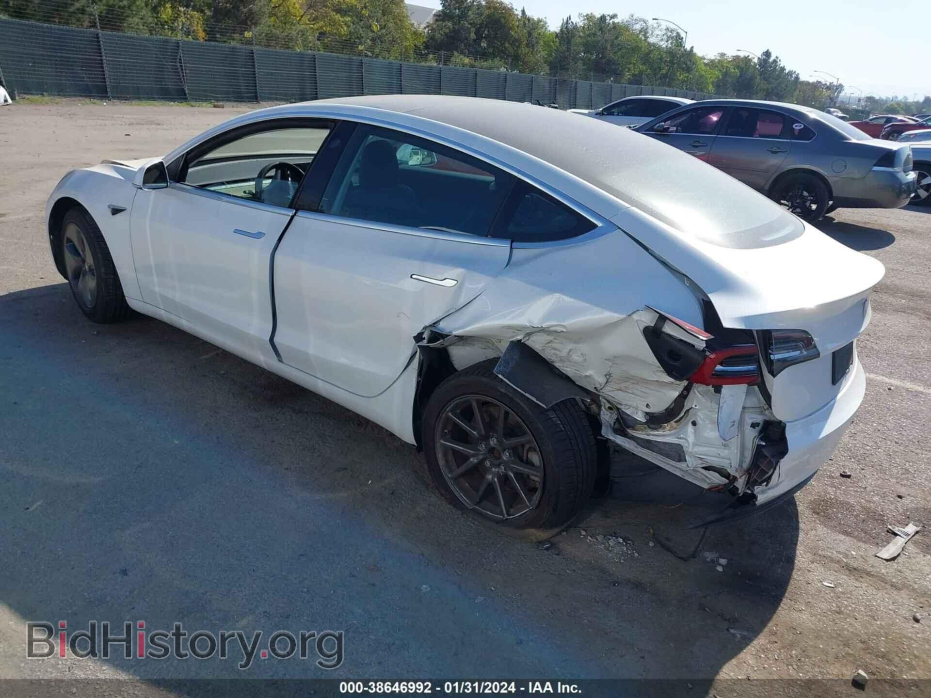 2019 TESLA MODEL 3 - VIN: 5YJ3E1EAXKF485290 - Фото 3