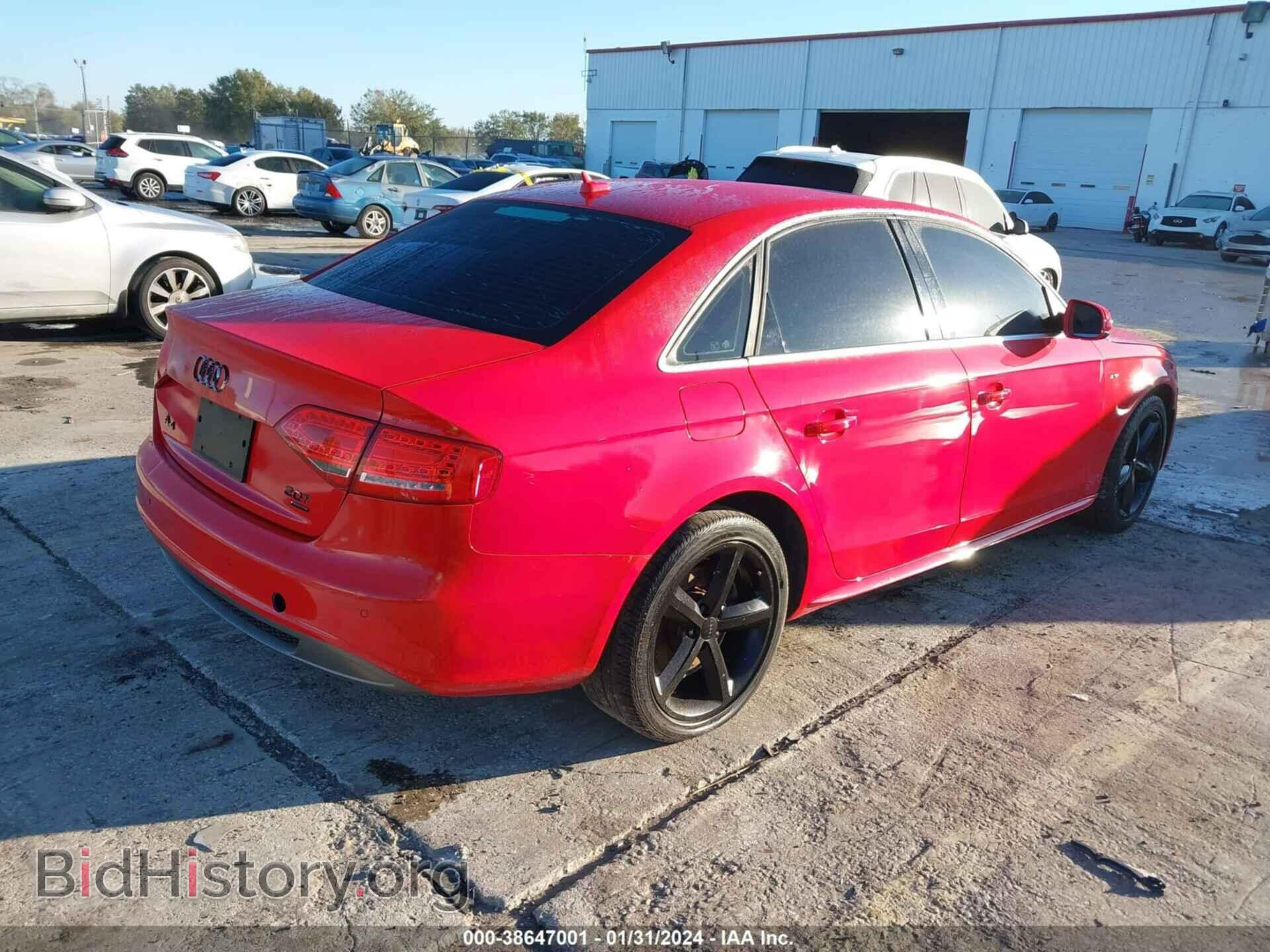 2012 AUDI A4 - VIN: WAUKFAFL3CN017880 - Фото 4