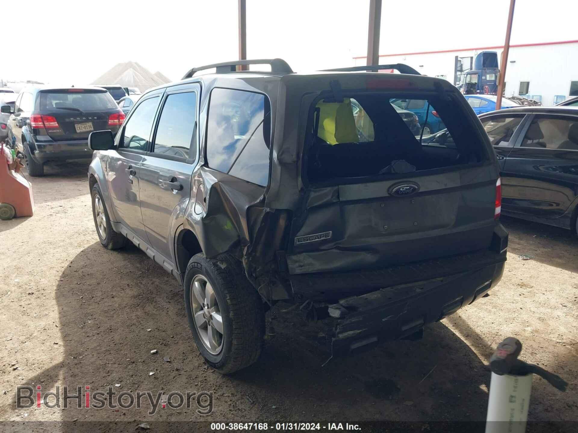 2009 FORD ESCAPE - VIN: 1FMCU03G29KA27109 - Фото 3