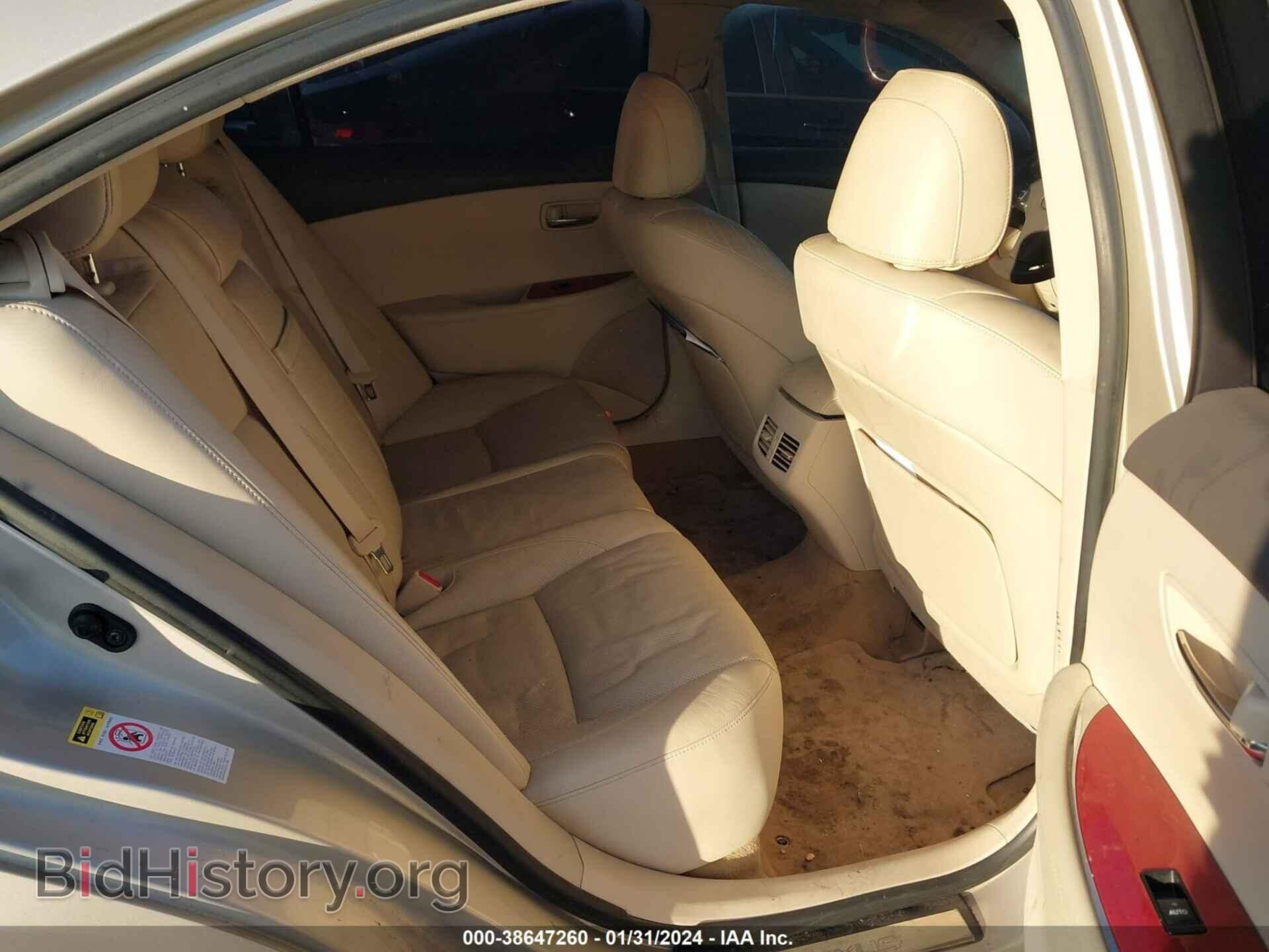 2010 LEXUS ES 350 - VIN: JTHBK1EG0A2414365 - Фото 8