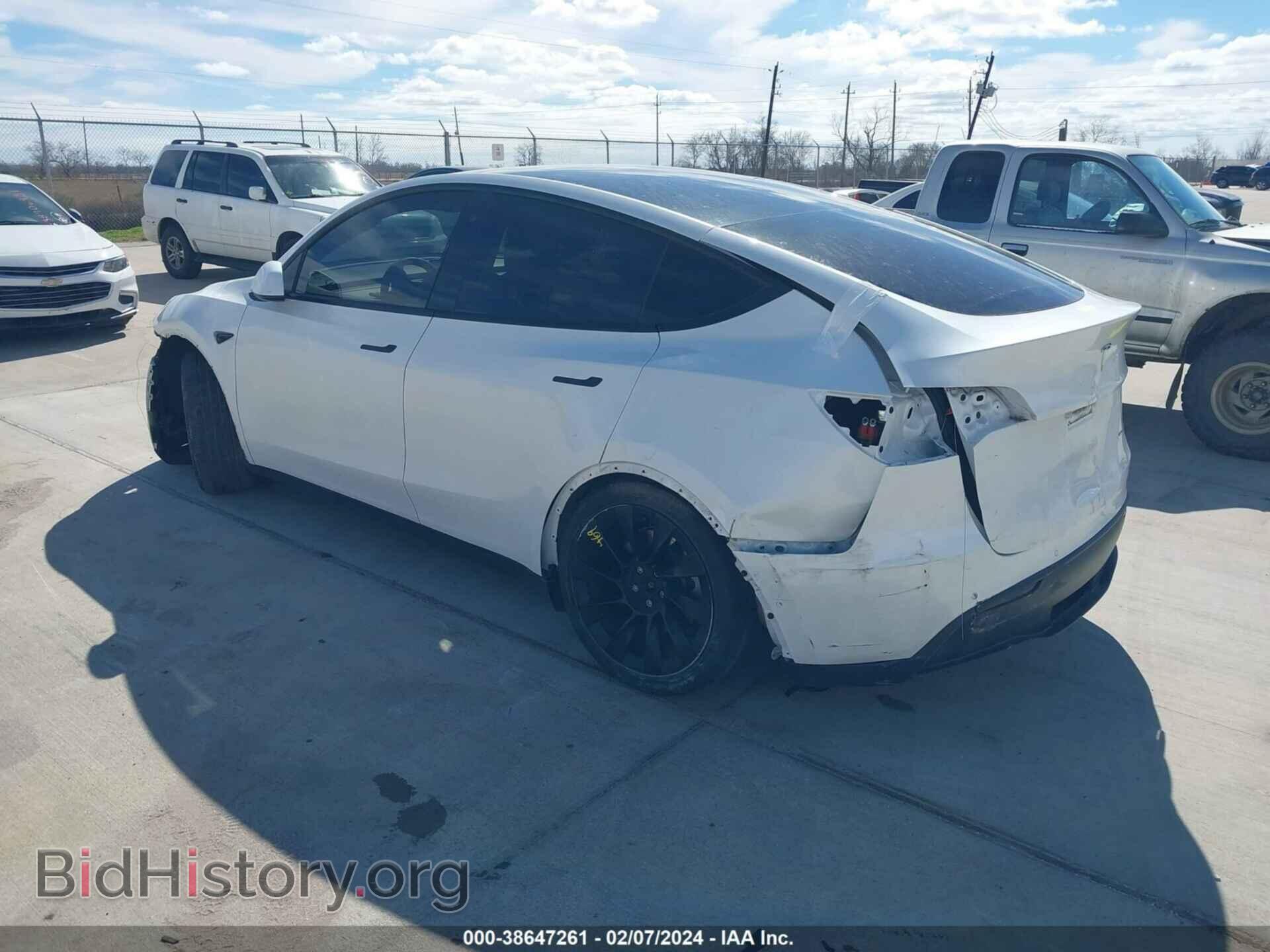 2021 TESLA MODEL Y - VIN: 5YJYGAEE9MF192535 - Фото 3