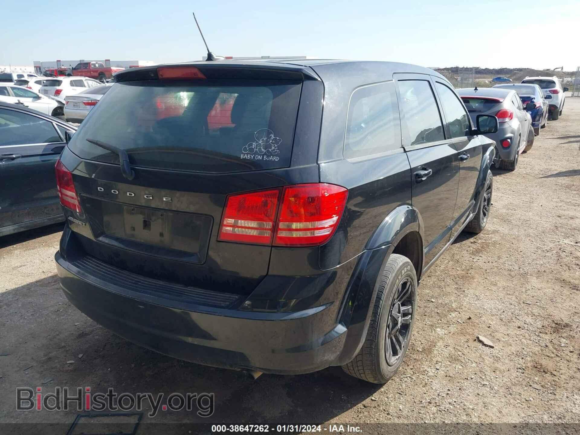 2012 DODGE JOURNEY - VIN: 3C4PDCAB2CT372466 - Фото 4