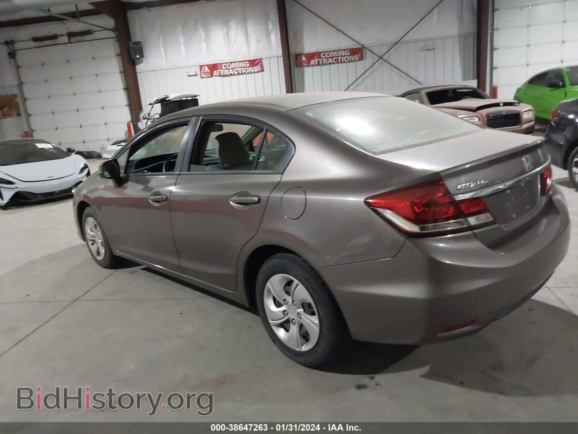 2013 HONDA CIVIC - VIN: 19XFB2F54DE292204 - Фото 3