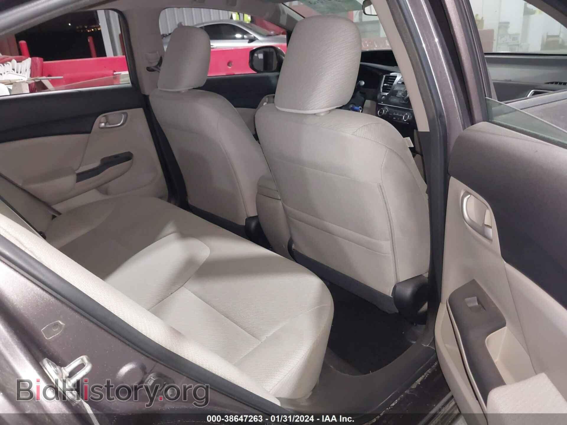 2013 HONDA CIVIC - VIN: 19XFB2F54DE292204 - Фото 8