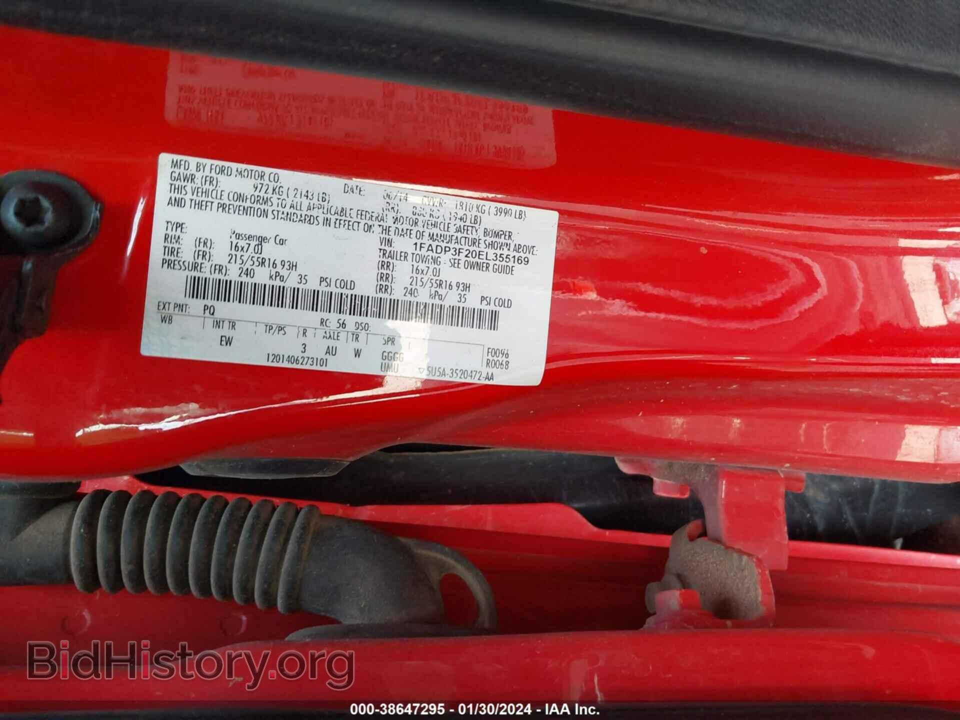 2014 FORD FOCUS - VIN: 1FADP3F20EL355169 - Photo 9