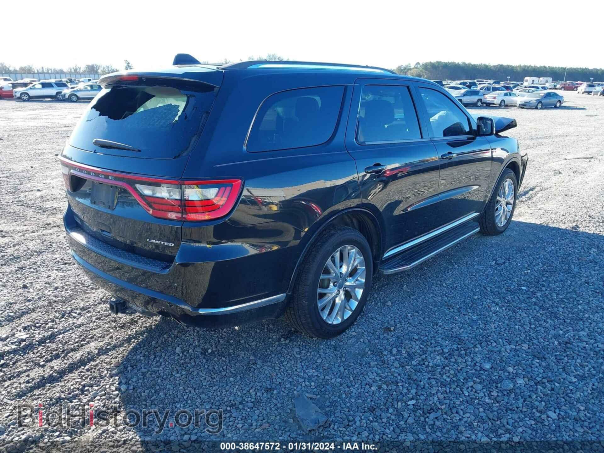 2016 DODGE DURANGO - VIN: 1C4RDHDG9GC467086 - Фото 4
