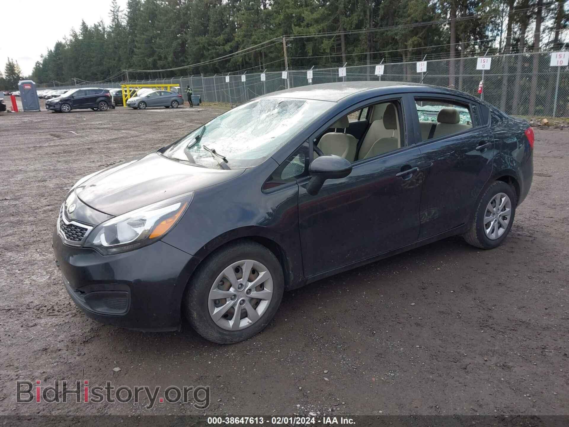 2013 KIA RIO - VIN: KNADM4A38D6198235 - Фото 2