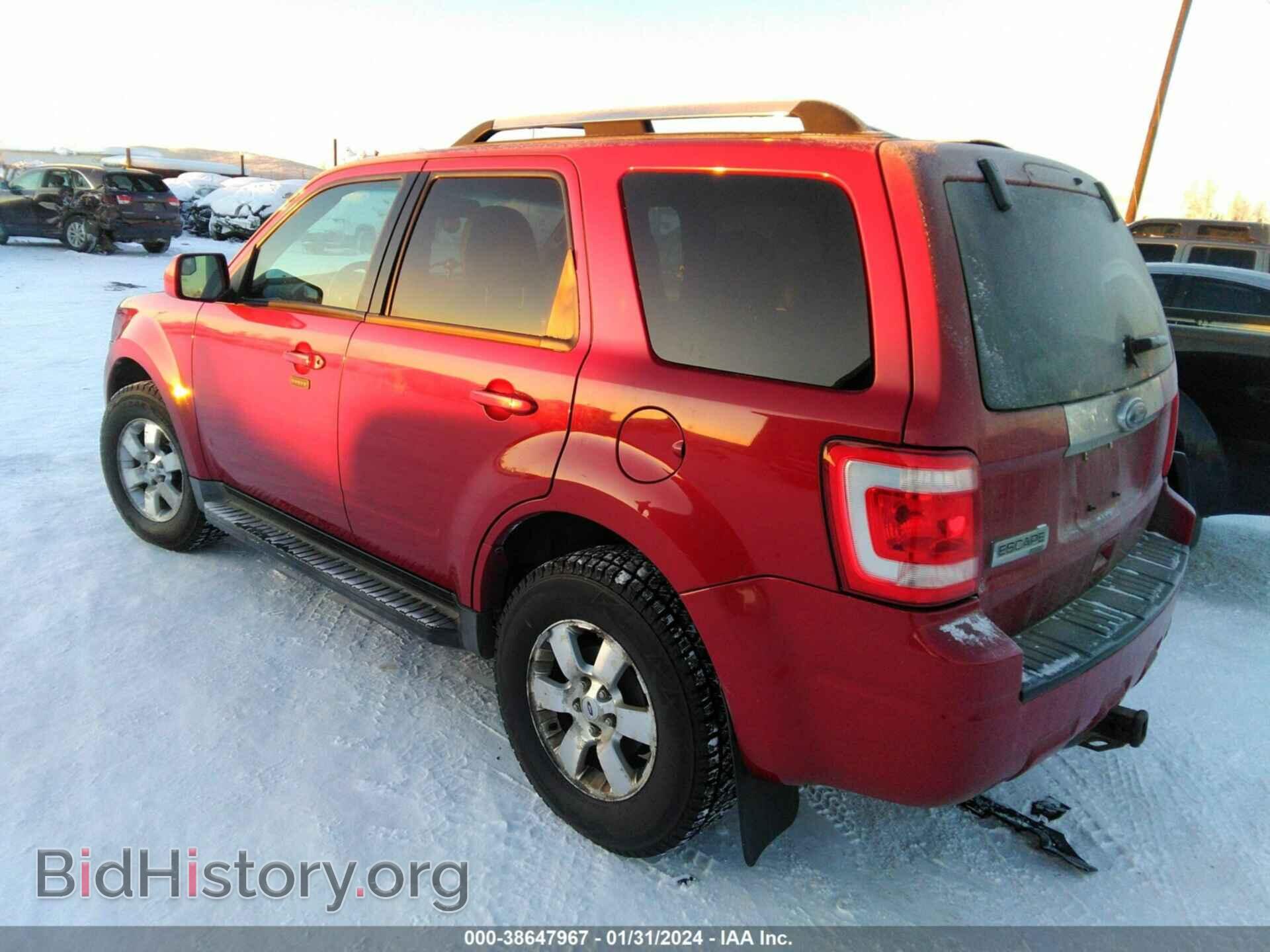 2010 FORD ESCAPE - VIN: 1FMCU9E77AKC72381 - Фото 3