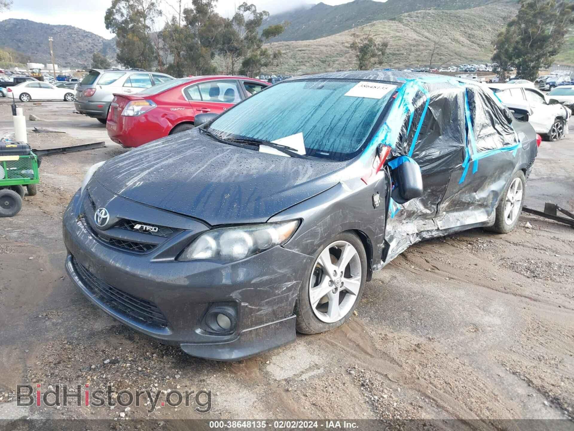 2013 TOYOTA COROLLA - VIN: 2T1BU4EEXDC974542 - Фото 2