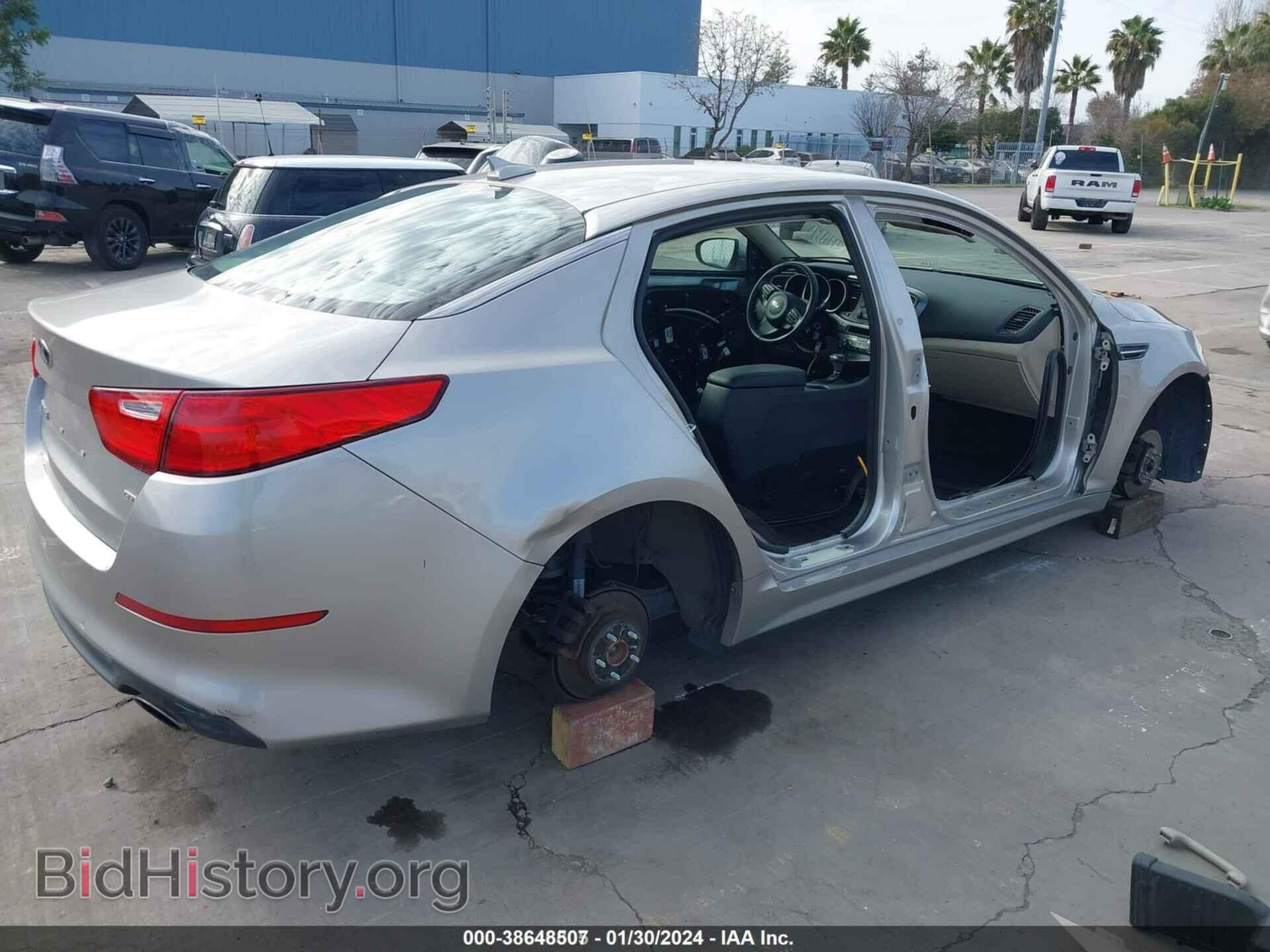 2014 KIA OPTIMA - VIN: 5XXGM4A79EG346298 - Фото 4