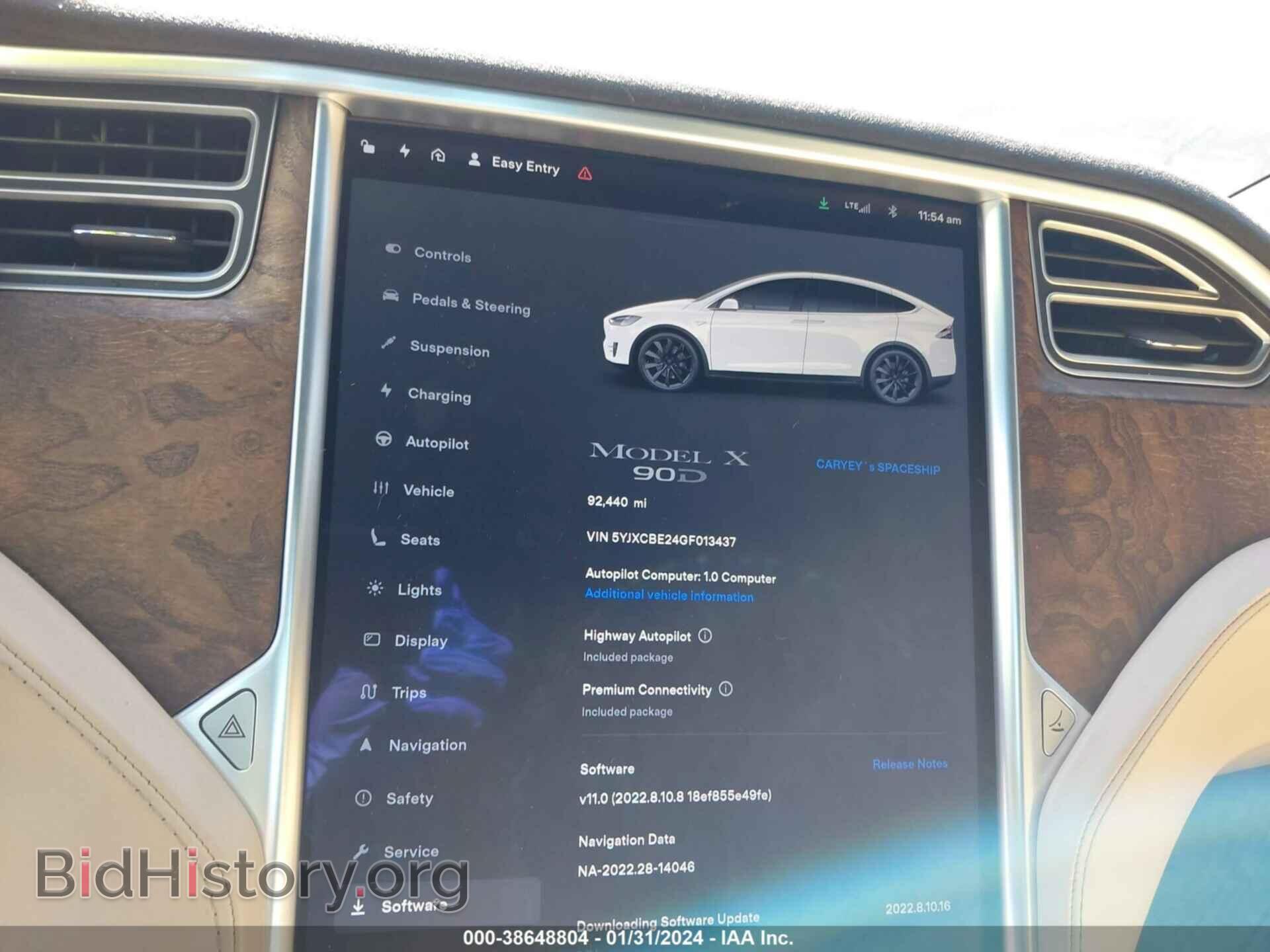 2016 TESLA MODEL X - VIN: 5YJXCBE24GF013437 - Photo 14