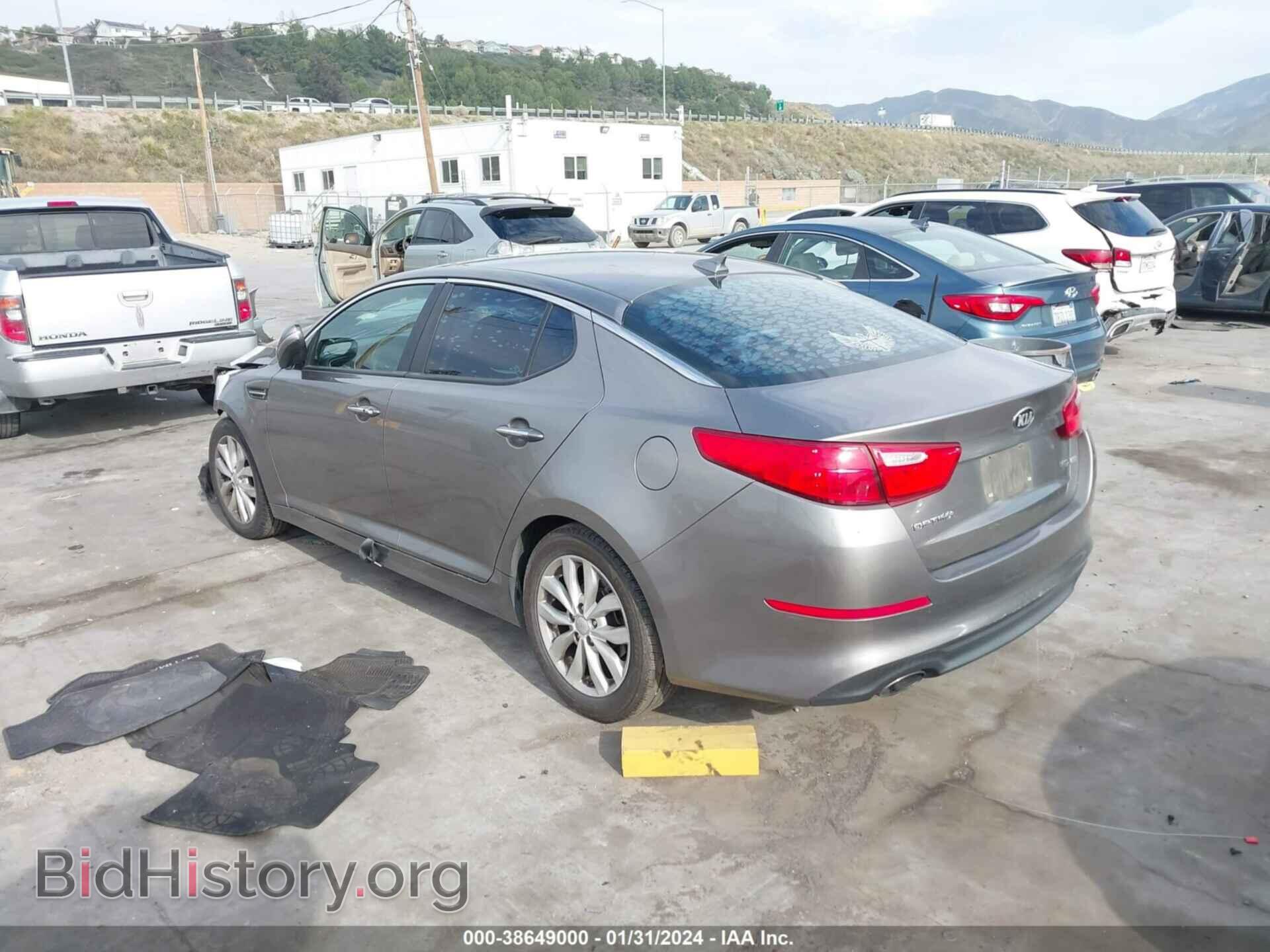 2015 KIA OPTIMA - VIN: 5XXGN4A77FG510081 - Фото 3
