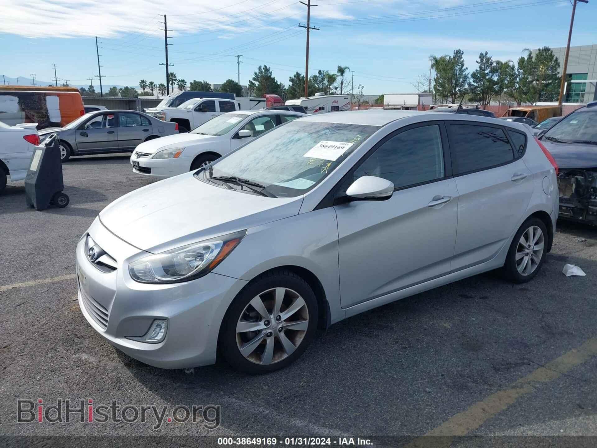 2013 HYUNDAI ACCENT - VIN: KMHCU5AE1DU112051 - Фото 2