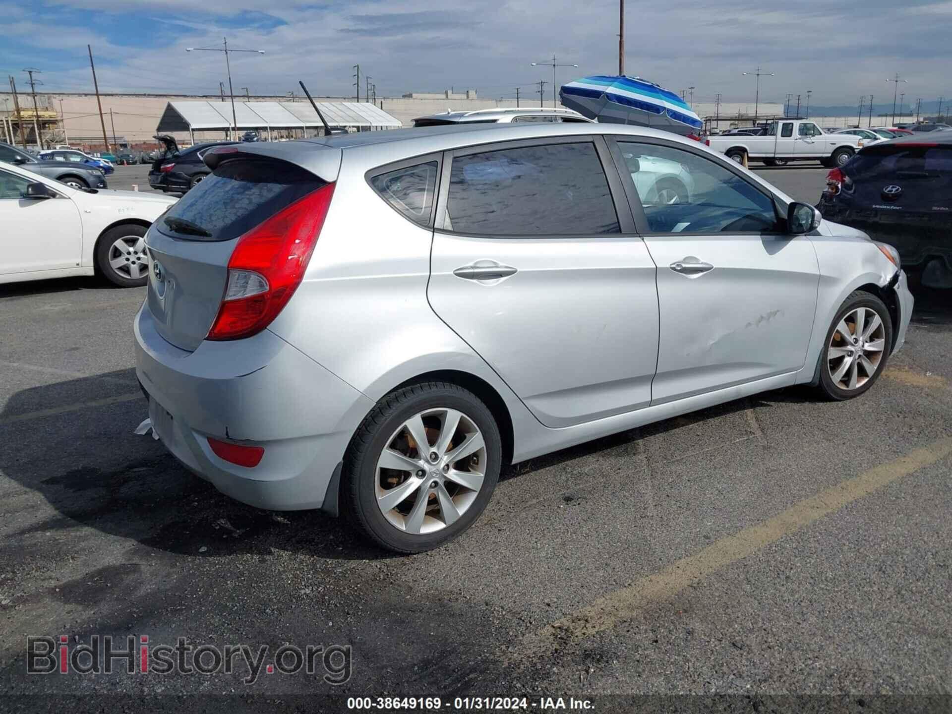 2013 HYUNDAI ACCENT - VIN: KMHCU5AE1DU112051 - Фото 4