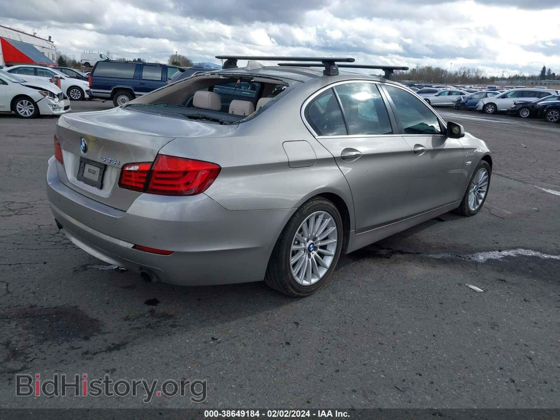 2012 BMW 535I - VIN: WBAFU7C52CDU60253 - Фото 4