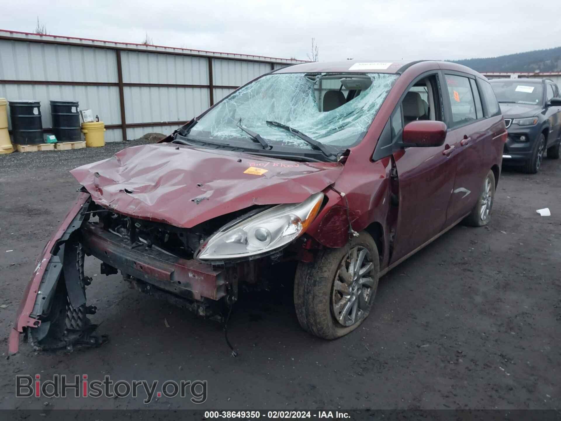 2012 MAZDA MAZDA5 - VIN: JM1CW2BLXC0117457 - Фото 2