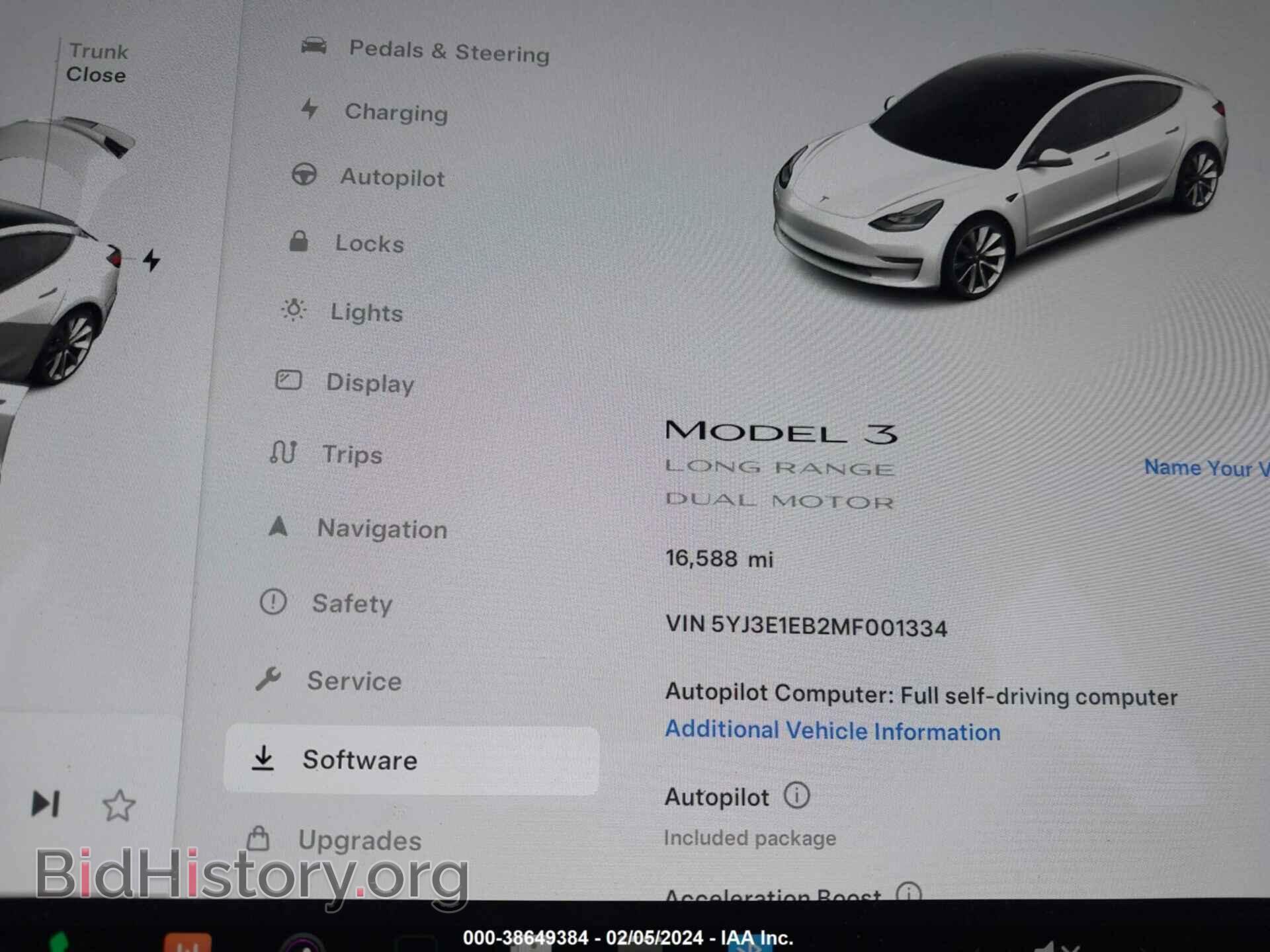 2021 TESLA MODEL 3 - VIN: 5YJ3E1EB2MF001334 - Фото 7