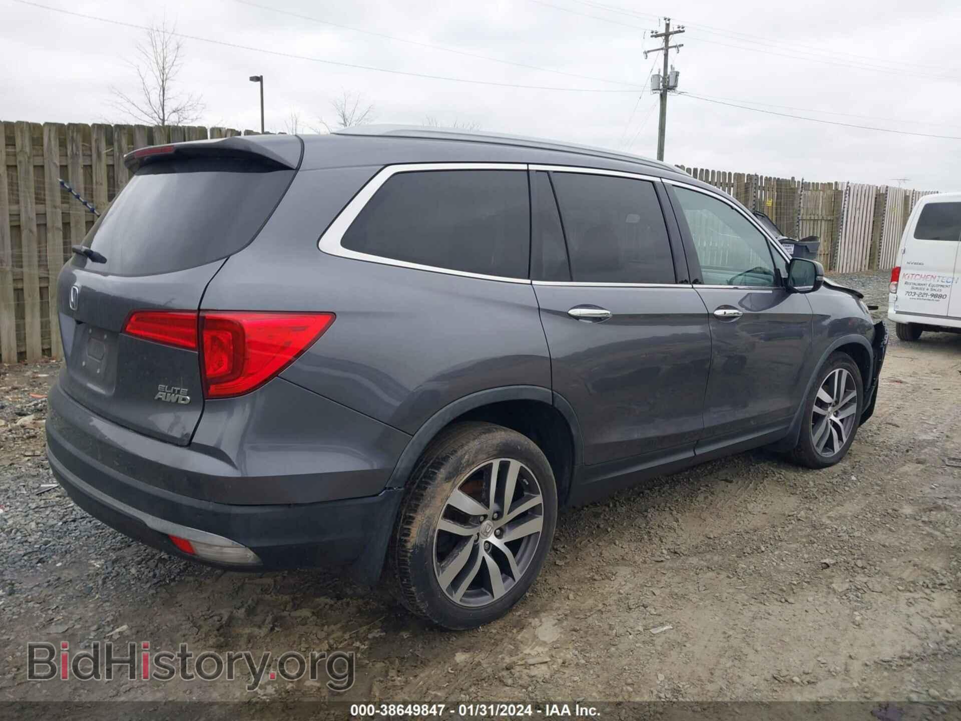 2016 HONDA PILOT - VIN: 5FNYF6H00GB117503 - Фото 4