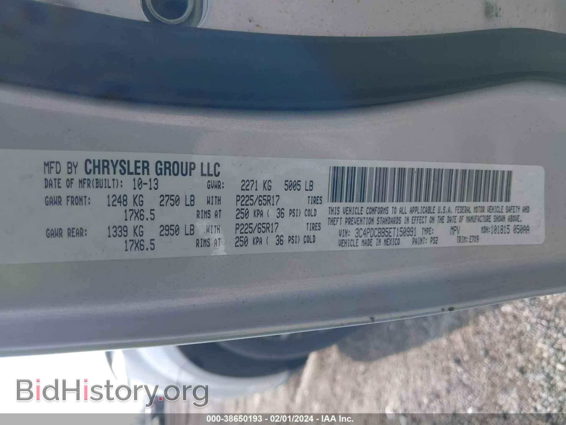 2014 DODGE JOURNEY - VIN: 3C4PDCBB5ET150991 - Photo 9