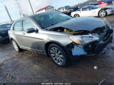 2013 Chrysler 200 TOURING, gray — VIN 1C3CCBBB7DN701419, IAAI