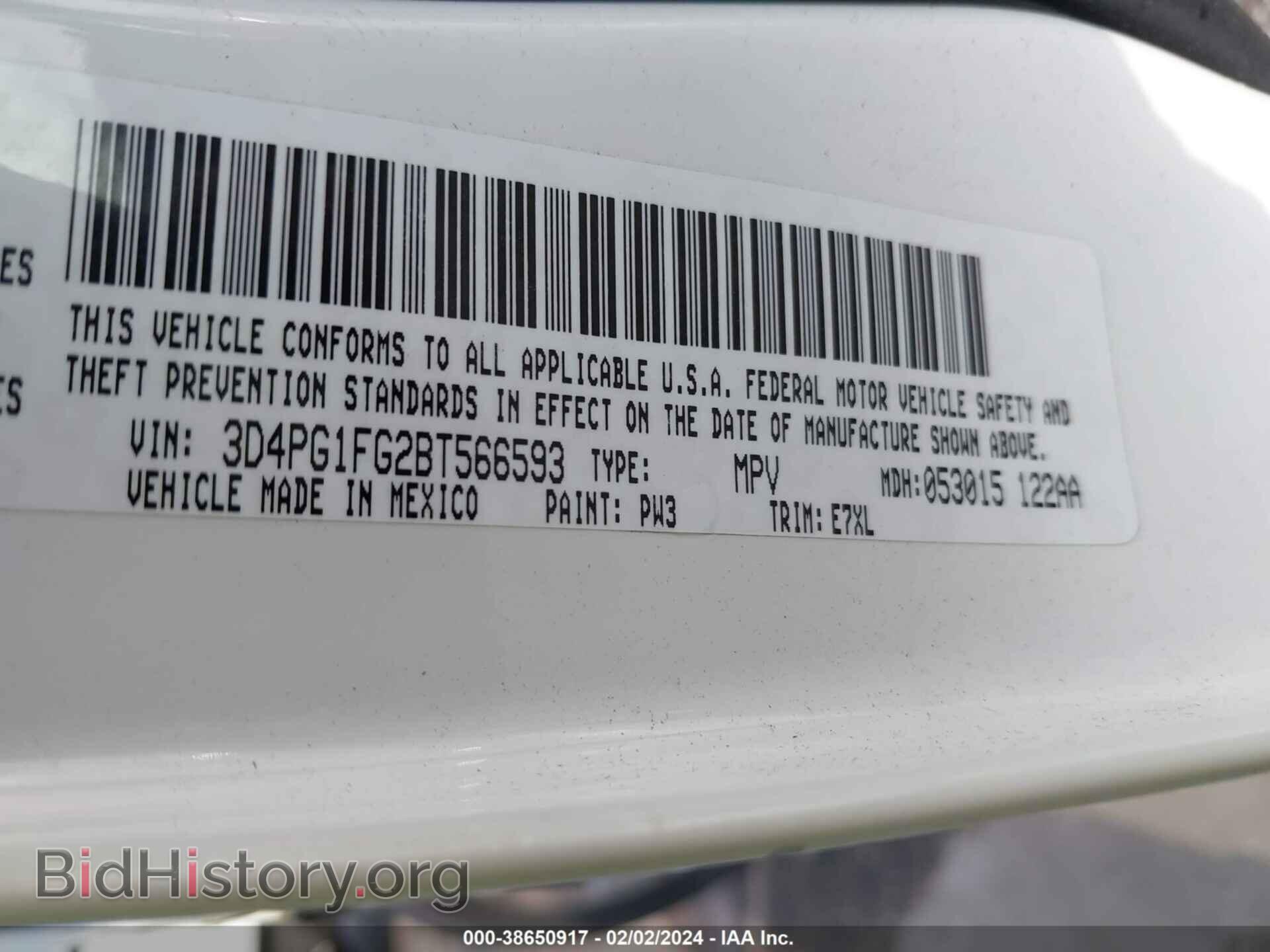 2011 DODGE JOURNEY - VIN: 3D4PG1FG2BT566593 - Фото 9