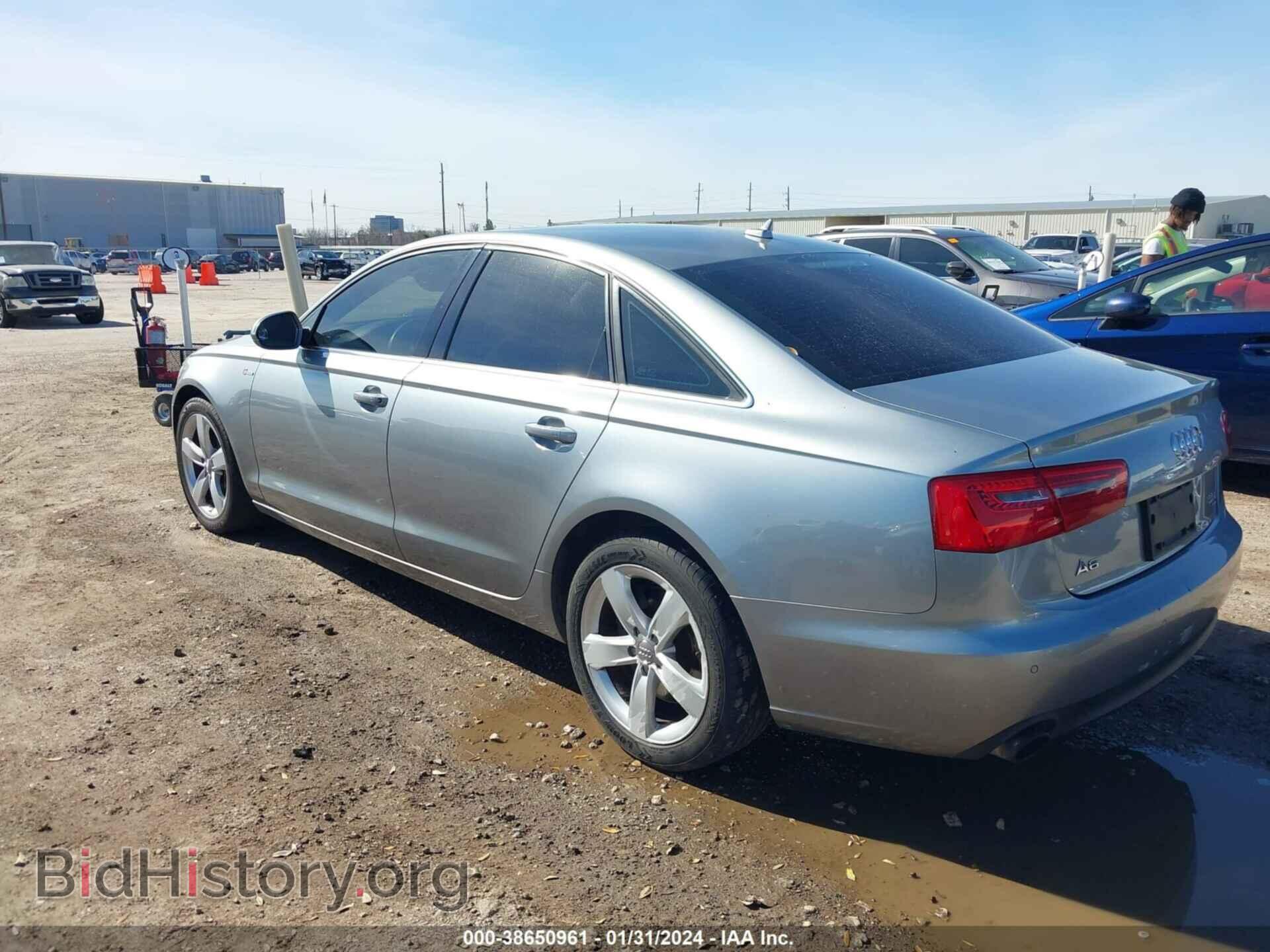 2012 AUDI A6 - VIN: WAUGGAFC2CN100185 - Фото 3