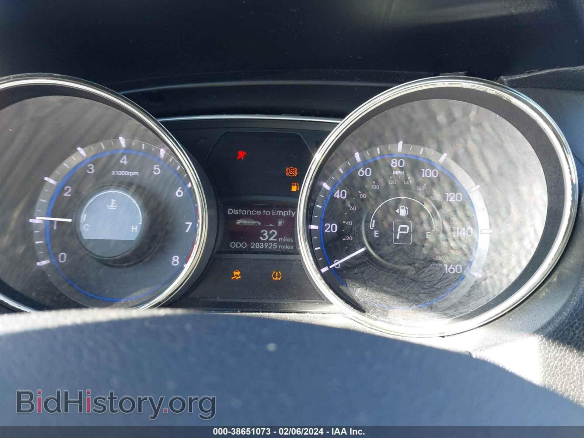 2012 HYUNDAI SONATA - VIN: 5NPEB4AC2CH437604 - Фото 7
