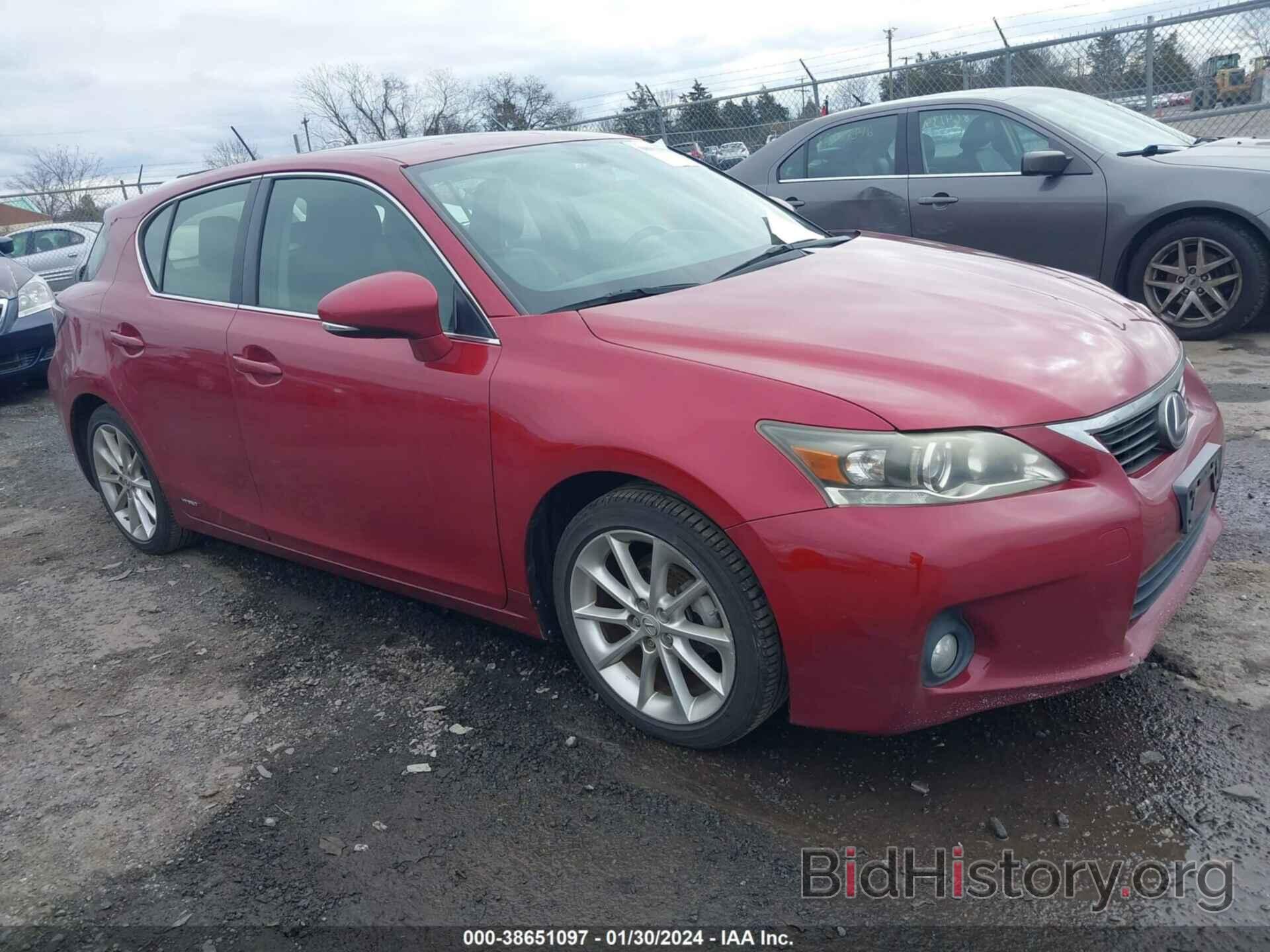 Photo JTHKD5BH9C2120691 - LEXUS CT 200H 2012