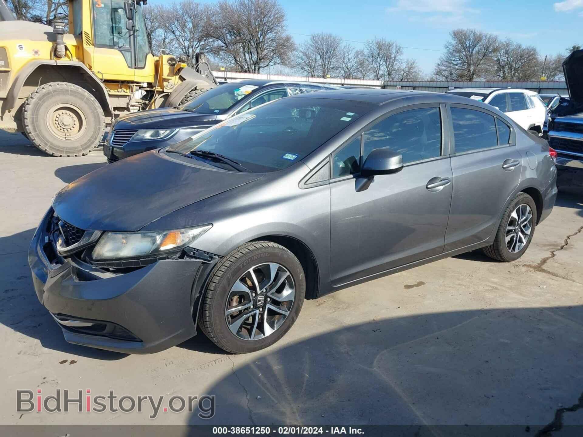 2013 HONDA CIVIC - VIN: 2HGFB2F87DH515545 - Фото 2