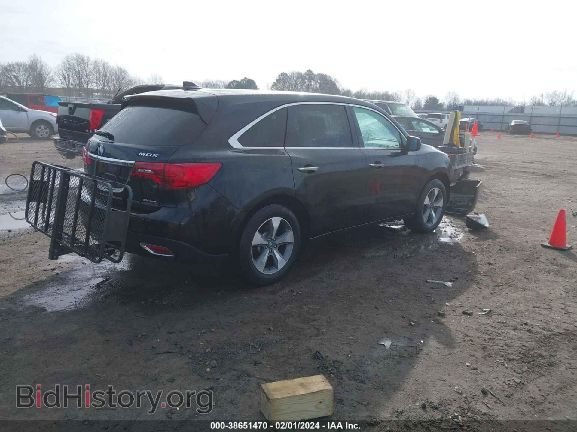 2016 ACURA MDX - VIN: 5FRYD4H21GB044314 - Фото 4