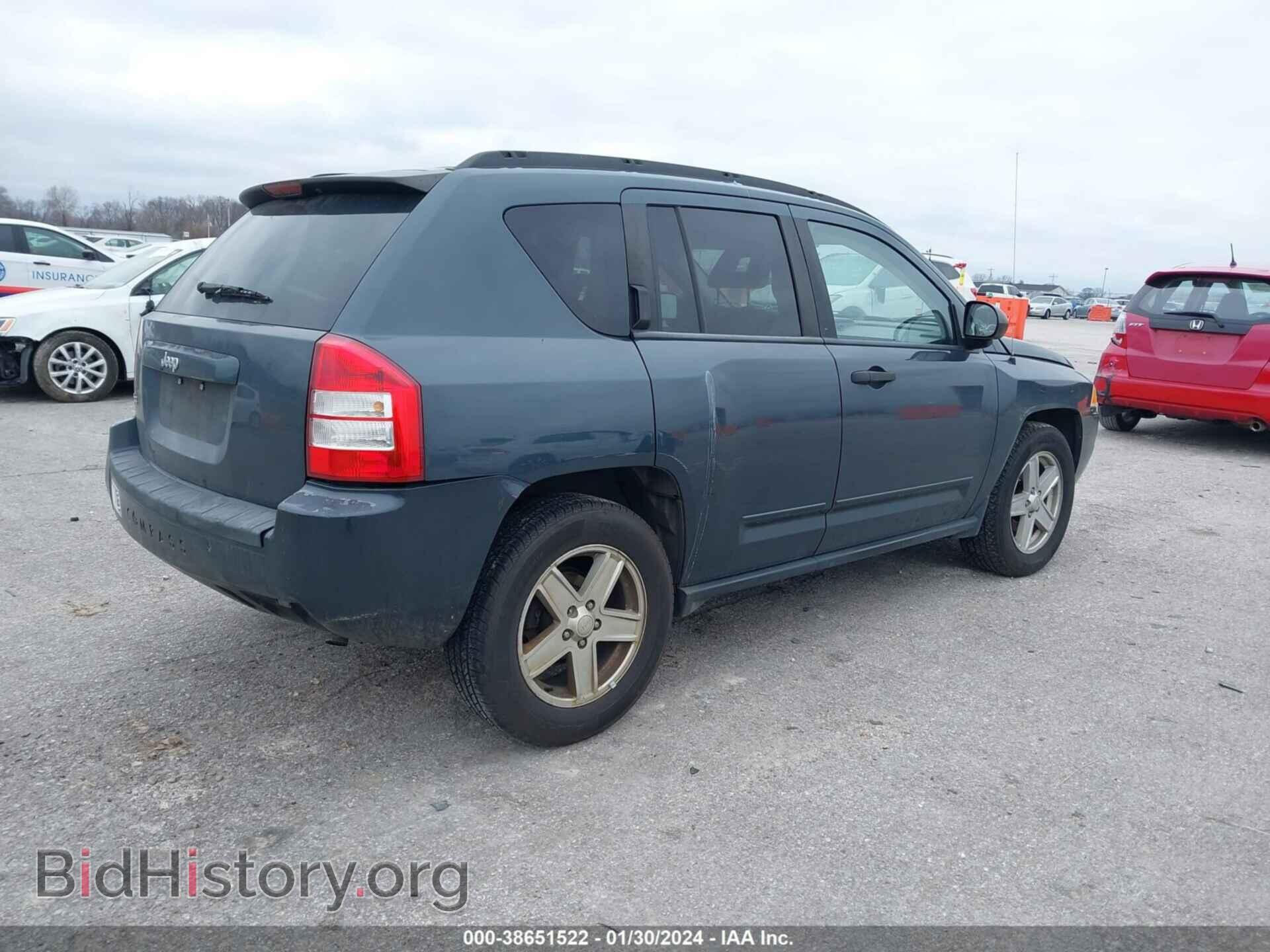 2007 JEEP COMPASS - VIN: 1J8FF47W07D278547 - Фото 4