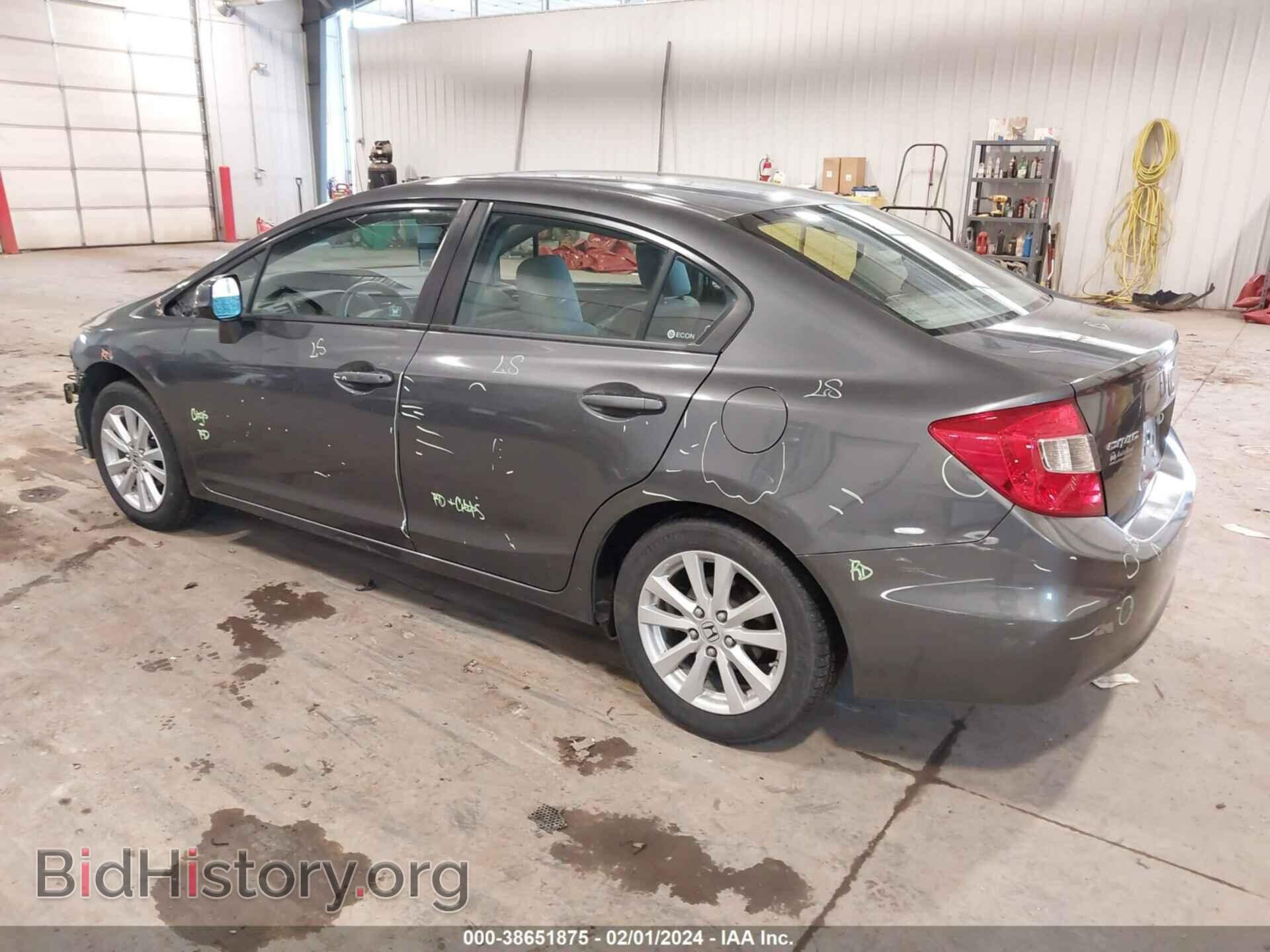 2012 HONDA CIVIC - VIN: 2HGFB2F89CH329259 - Photo 3