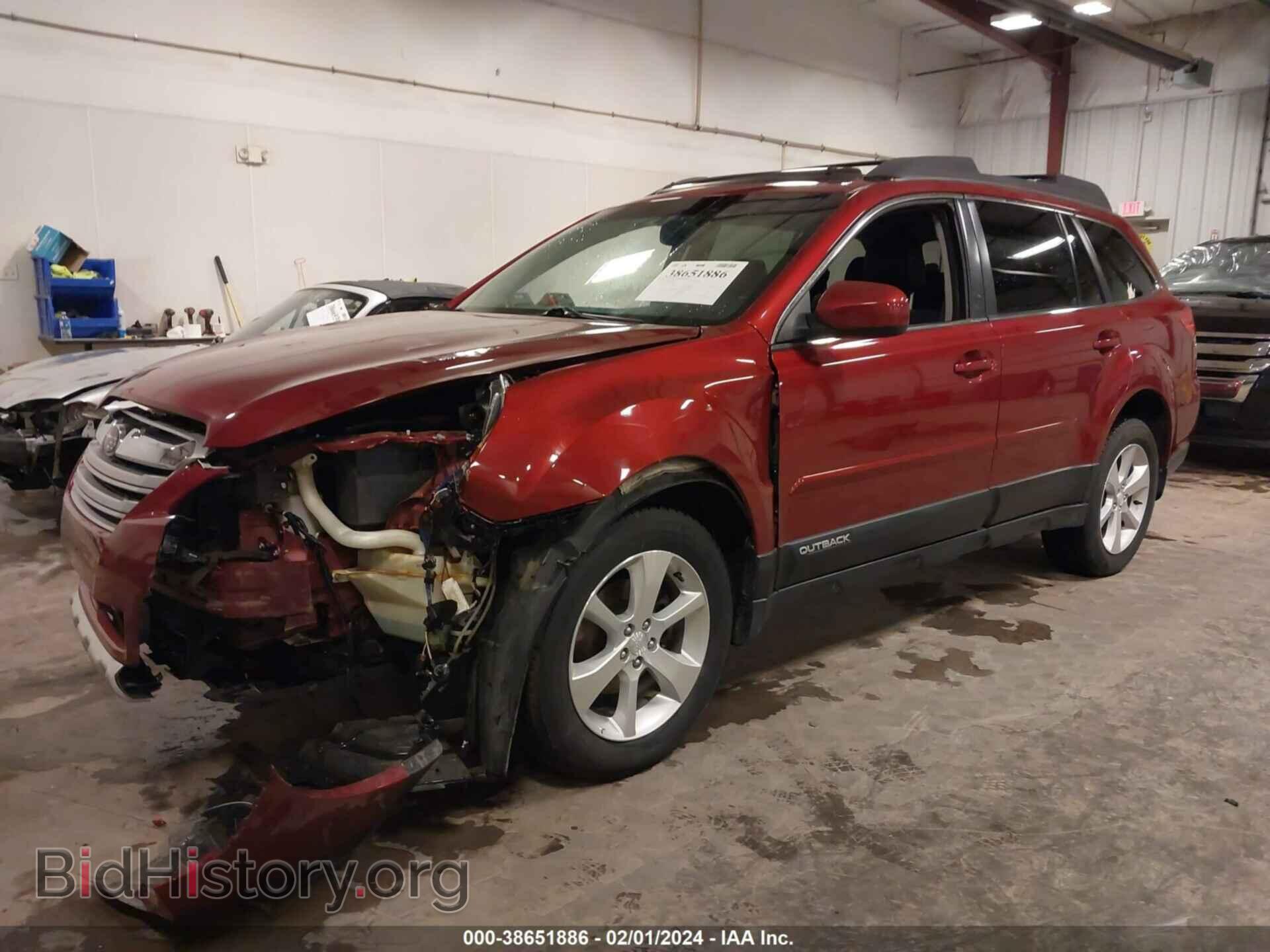 2014 SUBARU OUTBACK - VIN: 4S4BRBLC5E3300926 - Фото 2