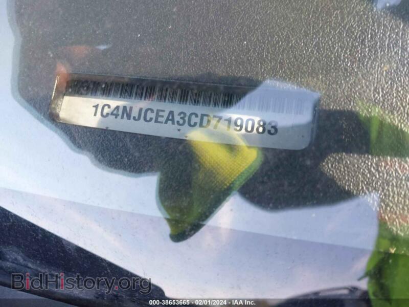 2012 Jeep COMPASS (VIN 1C4NJCEA3CD719083) — фото 9 из 11
