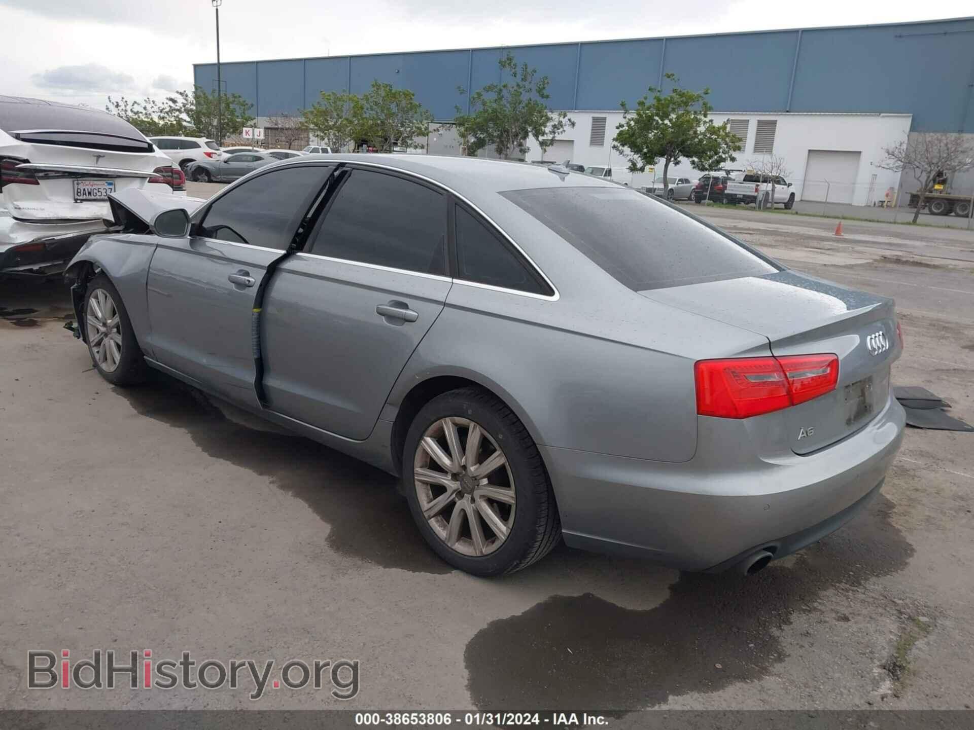 2013 AUDI A6 - VIN: WAUGFAFC3DN079237 - Фото 3