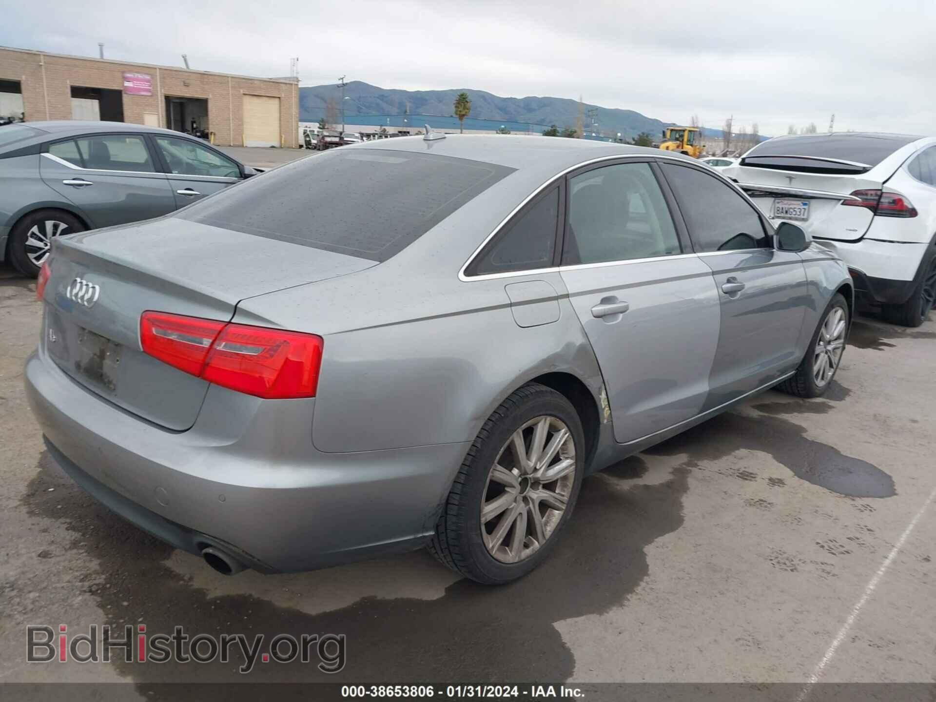 2013 AUDI A6 - VIN: WAUGFAFC3DN079237 - Фото 4