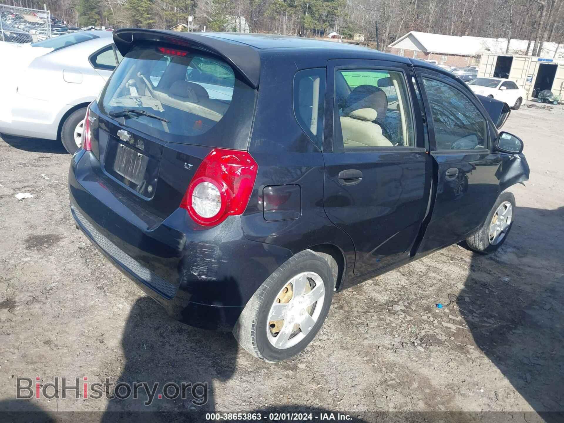 2009 CHEVROLET AVEO - VIN: KL1TD66E29B343411 - Фото 4