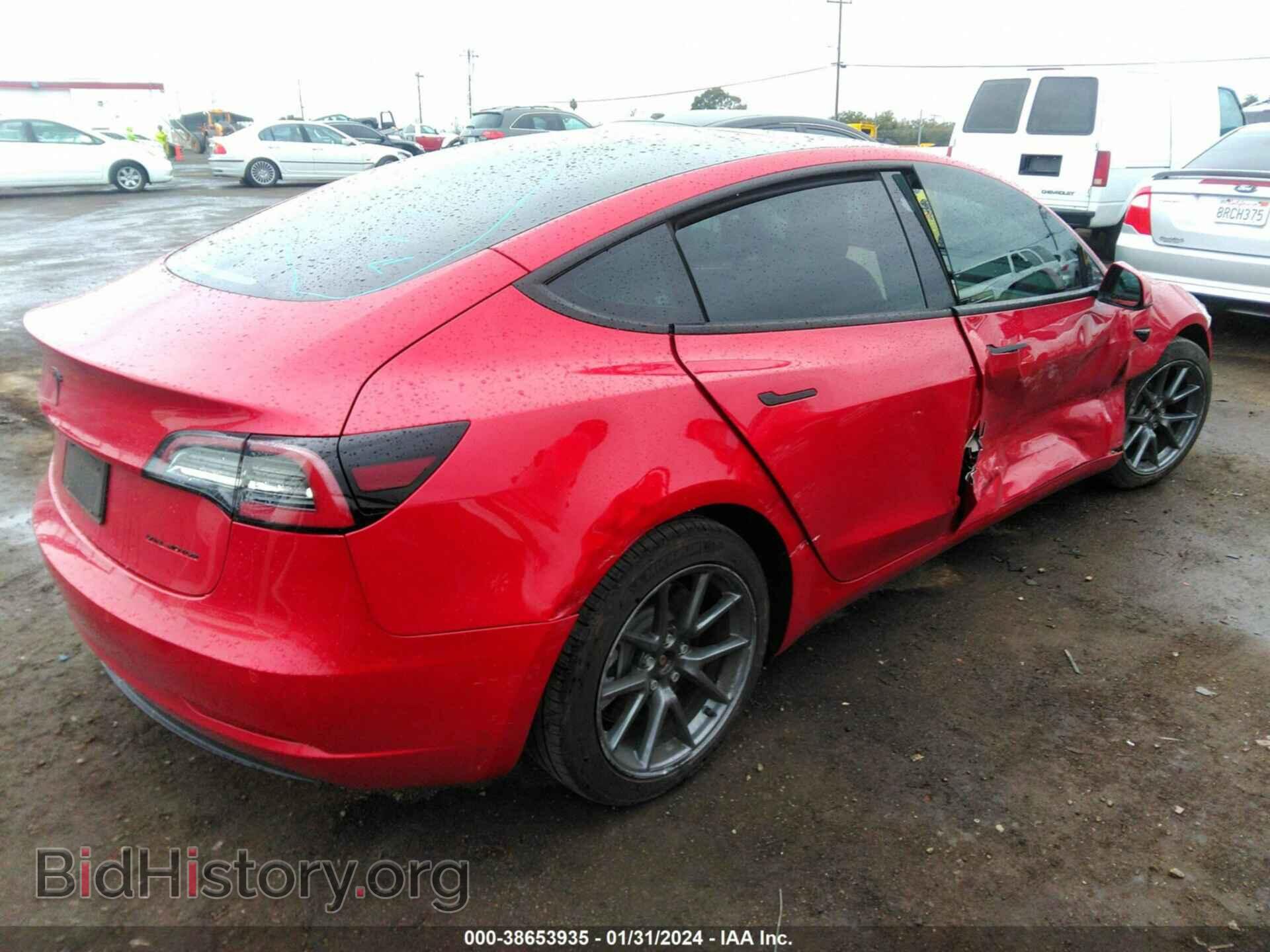 2022 TESLA MODEL 3 - VIN: 5YJ3E1EB0NF297438 - Фото 4