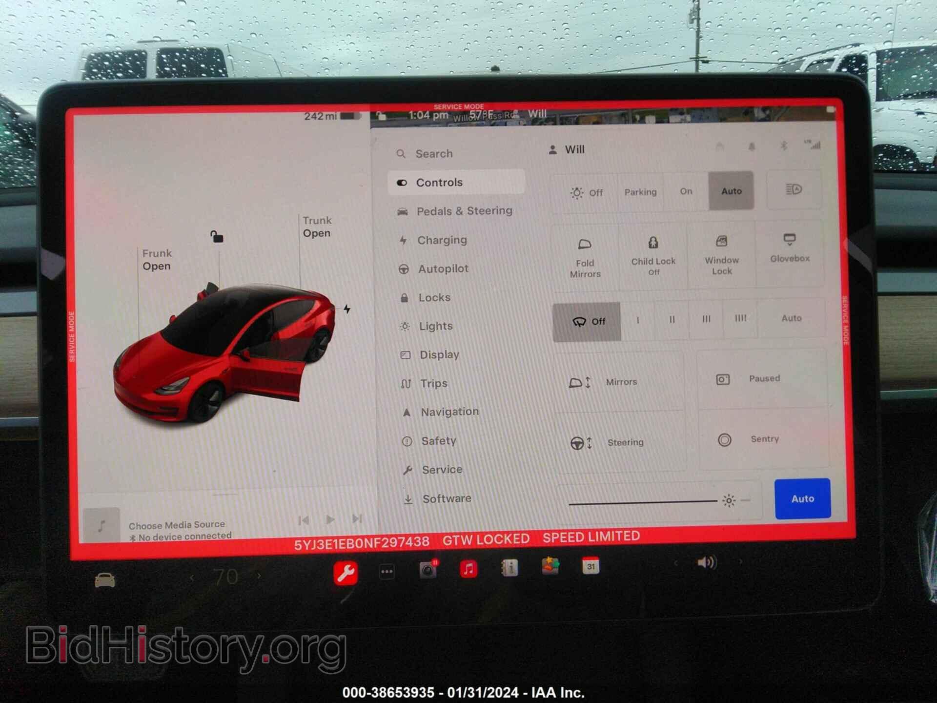 2022 TESLA MODEL 3 - VIN: 5YJ3E1EB0NF297438 - Фото 7