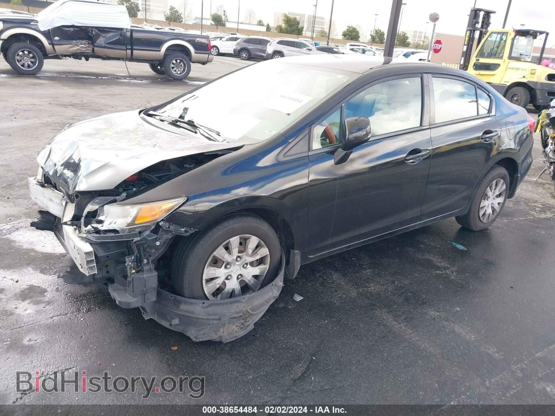 2012 HONDA CIVIC - VIN: JHMFB2F54CS005597 - Photo 2