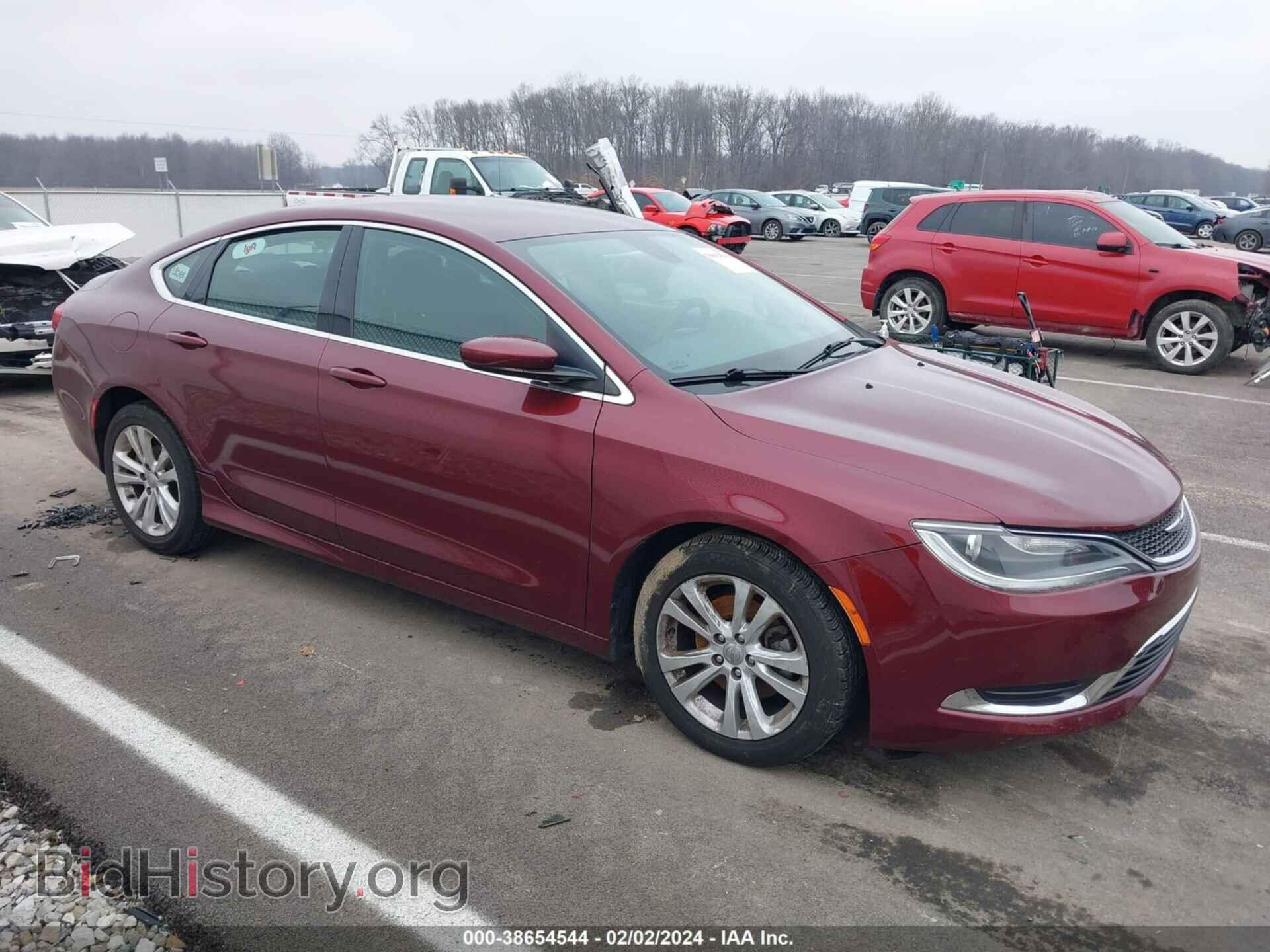 Фотография 1C3CCCAB9GN168677 - CHRYSLER 200 2016
