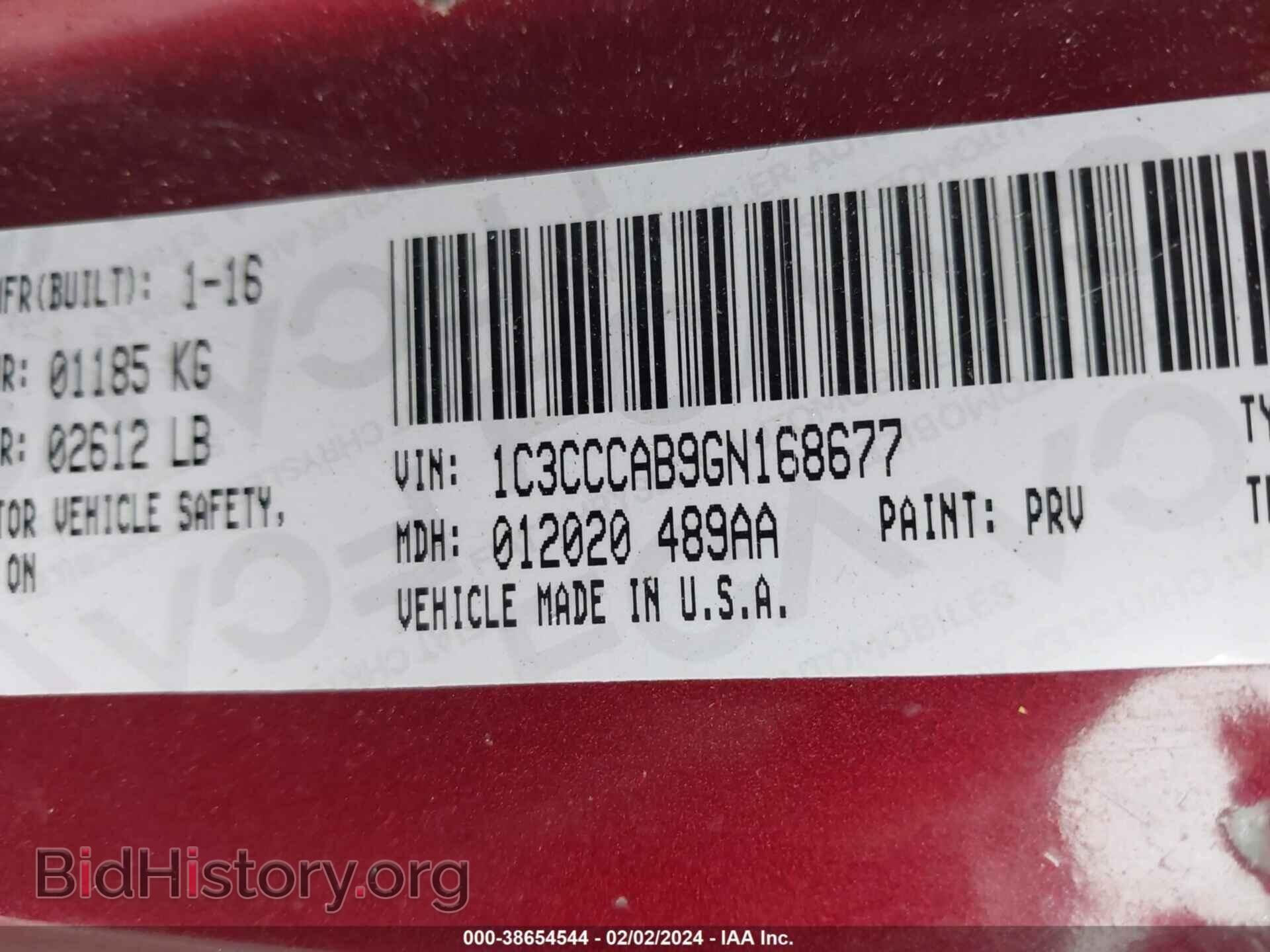 2016 CHRYSLER 200 - VIN: 1C3CCCAB9GN168677 - Photo 9