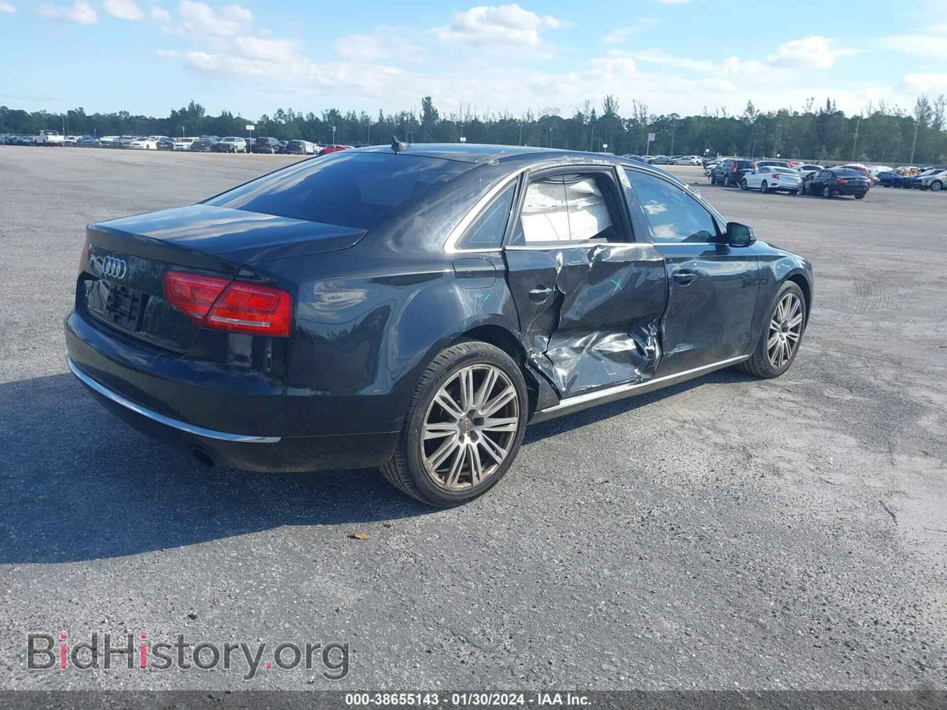 2013 AUDI A8 L - VIN: WAURGAFD4DN028702 - Фото 4