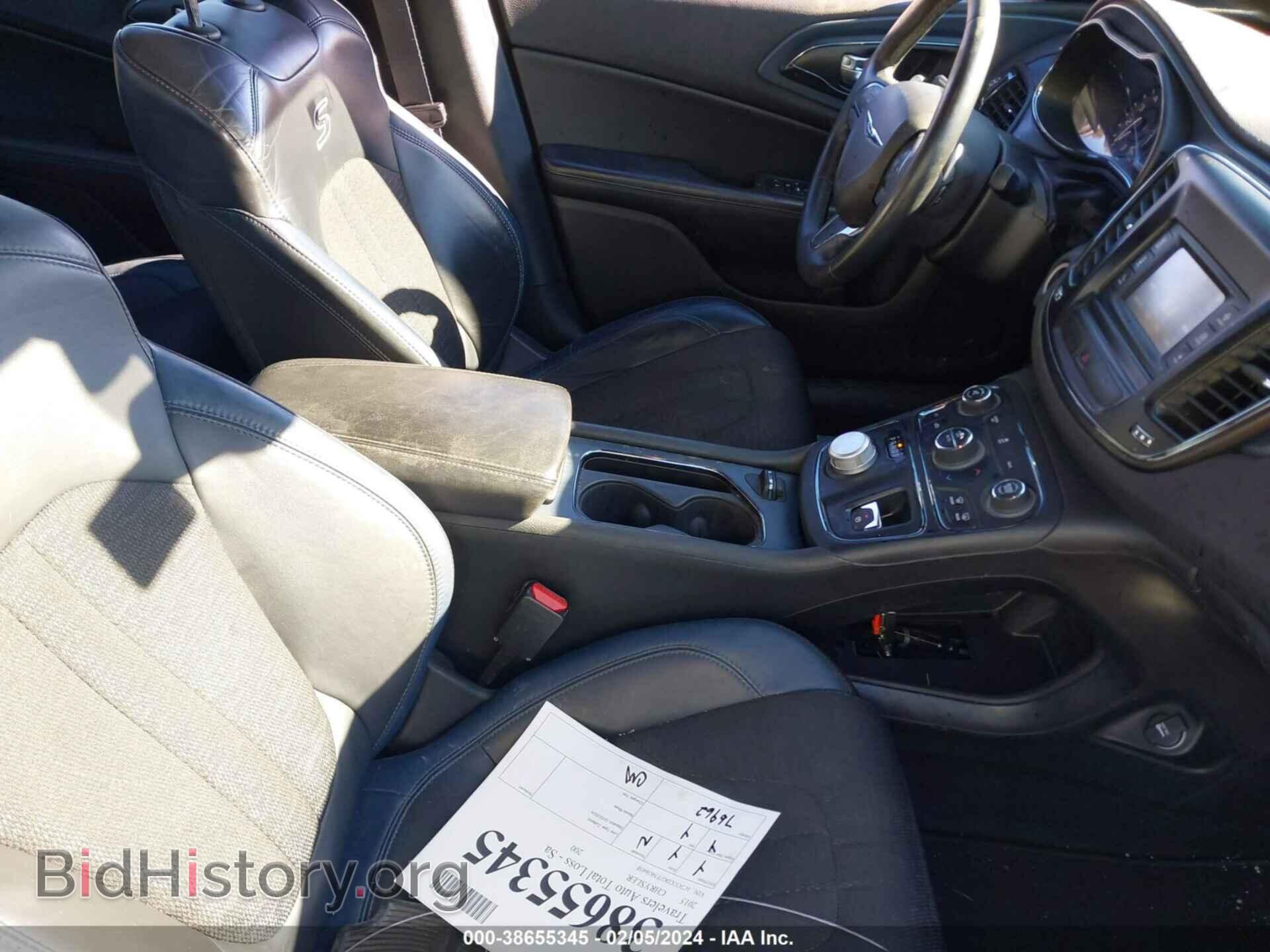 2015 CHRYSLER 200 - VIN: 1C3CCCDG7FN636458 - Фото 5