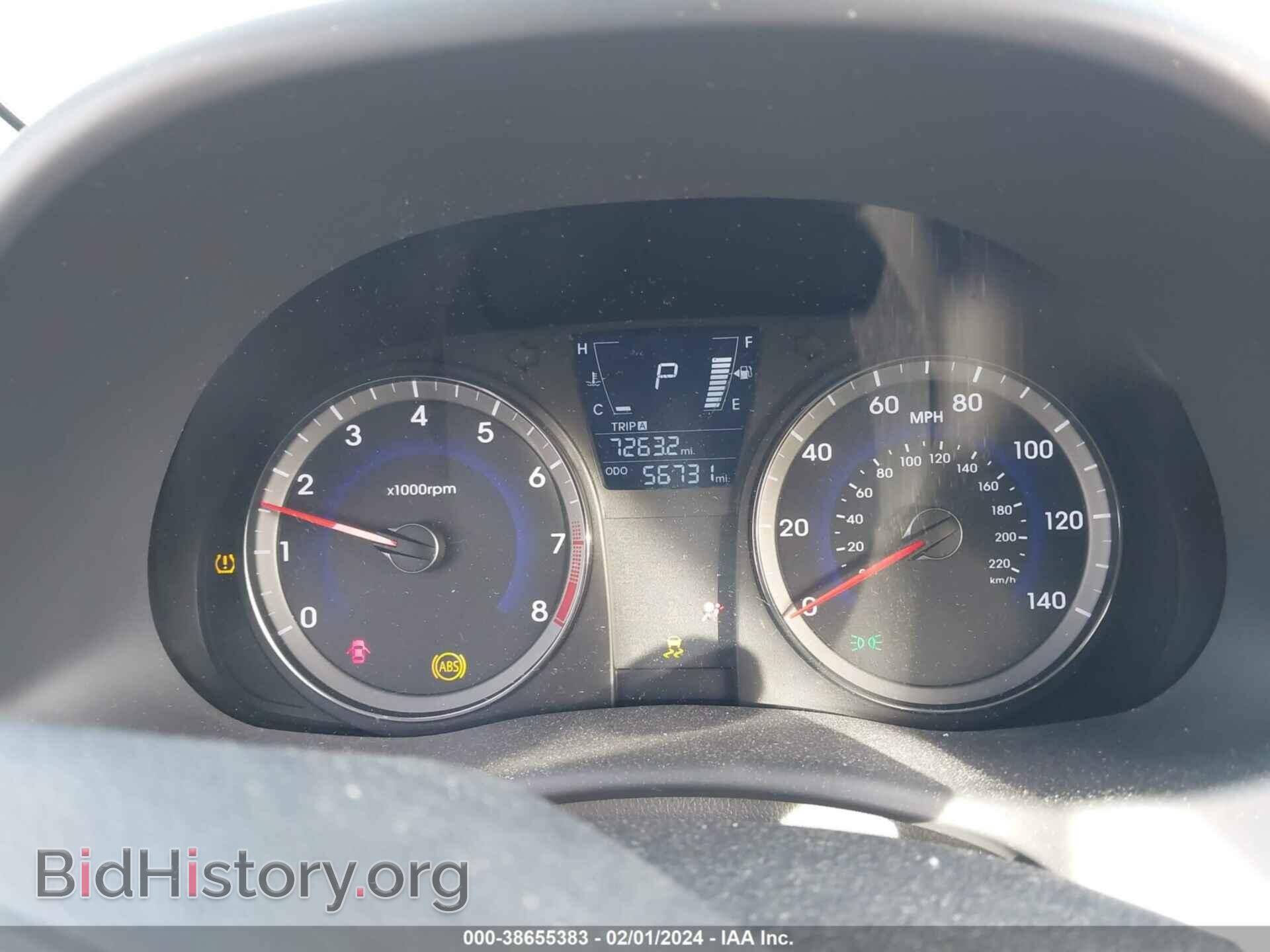 2014 HYUNDAI ACCENT - VIN: KMHCT5AE4EU166240 - Фото 7